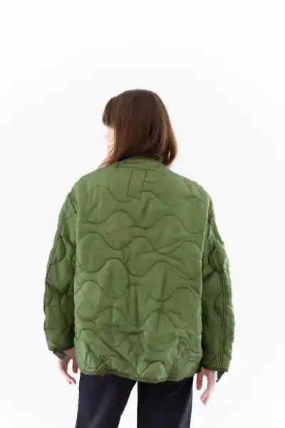 liner jacket | green