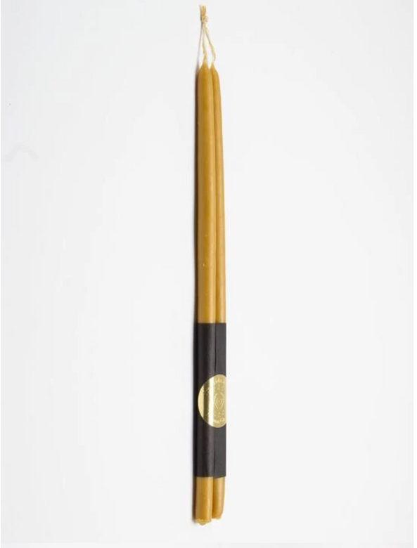 beeswax tapers | 18"