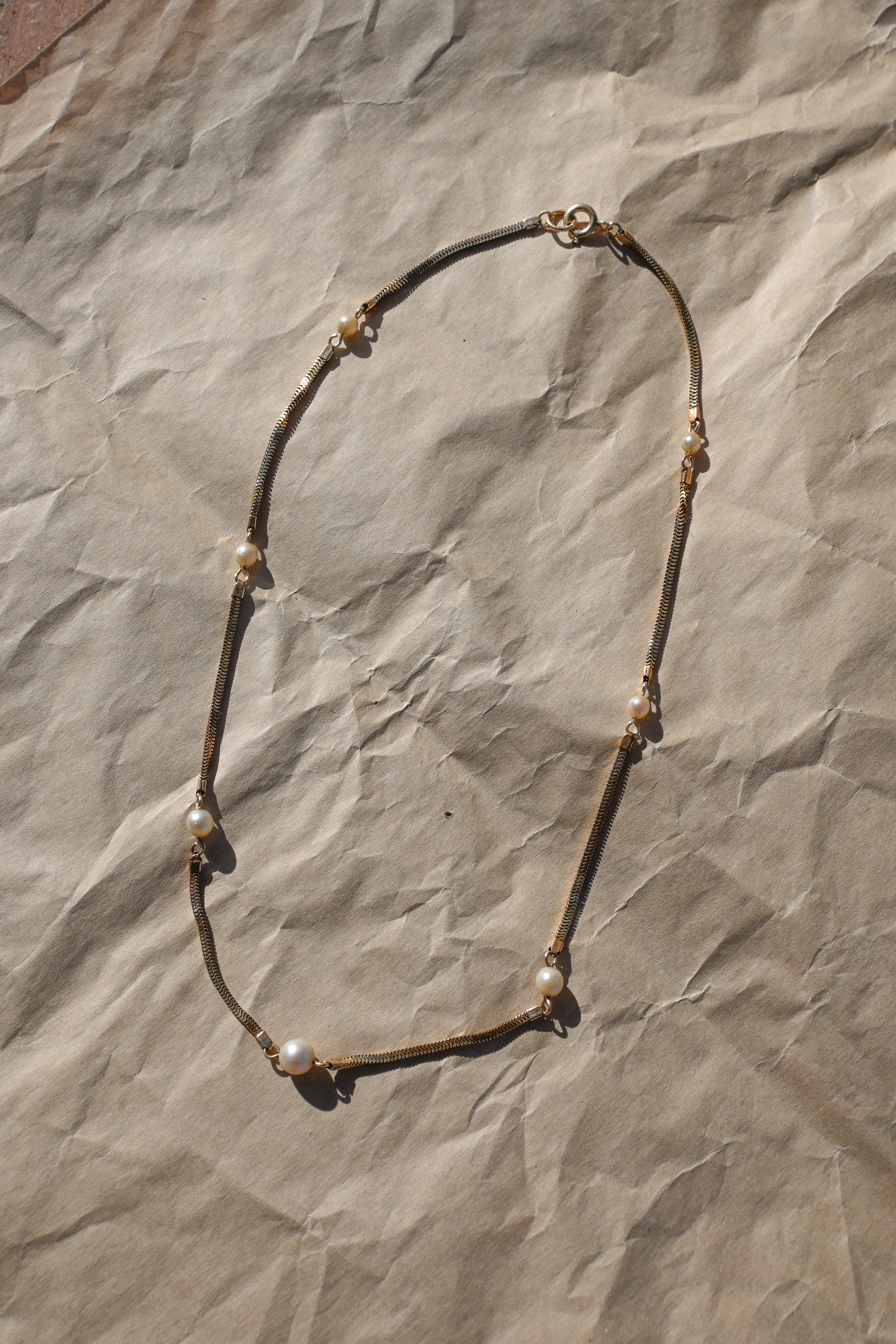 pearl chain necklace