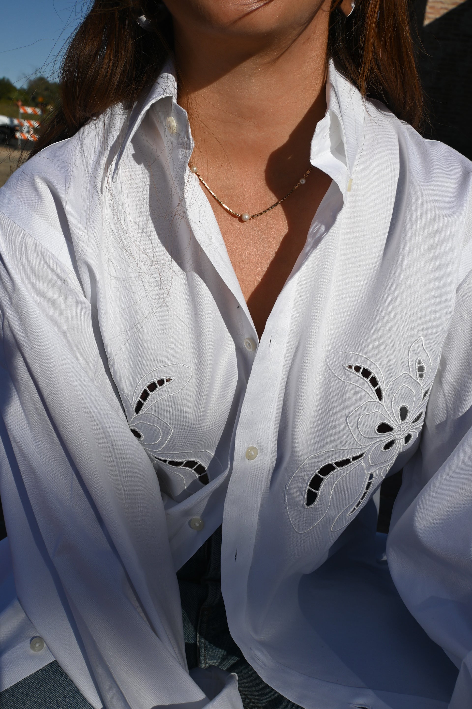 pearl chain necklace