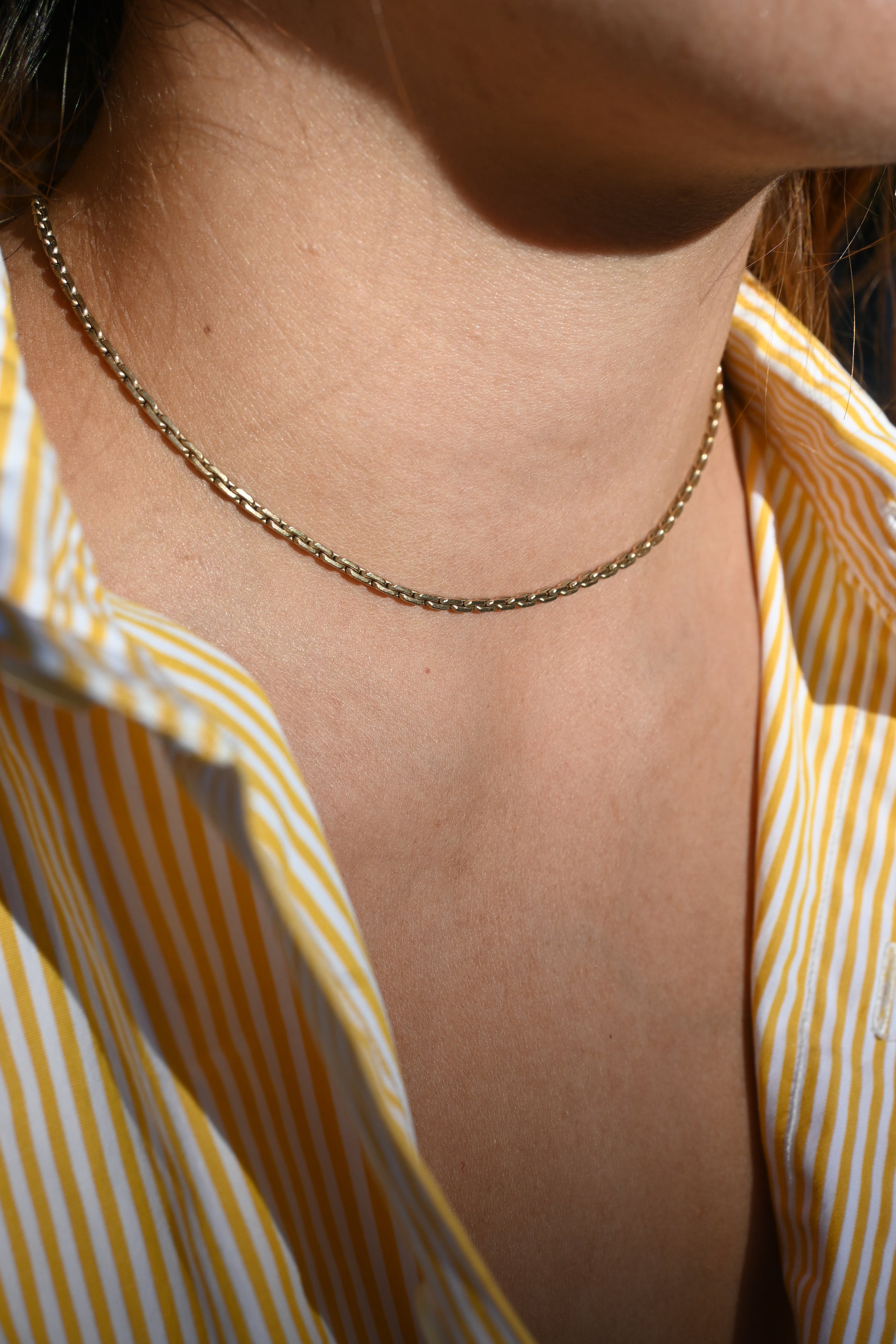 interlock chain necklace