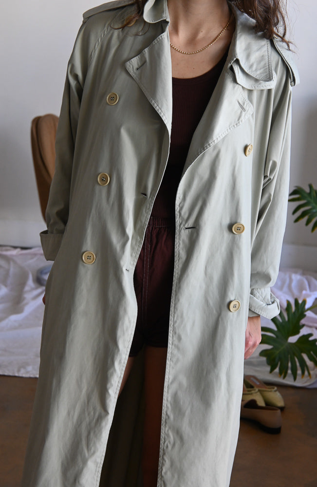 vintage trench coat