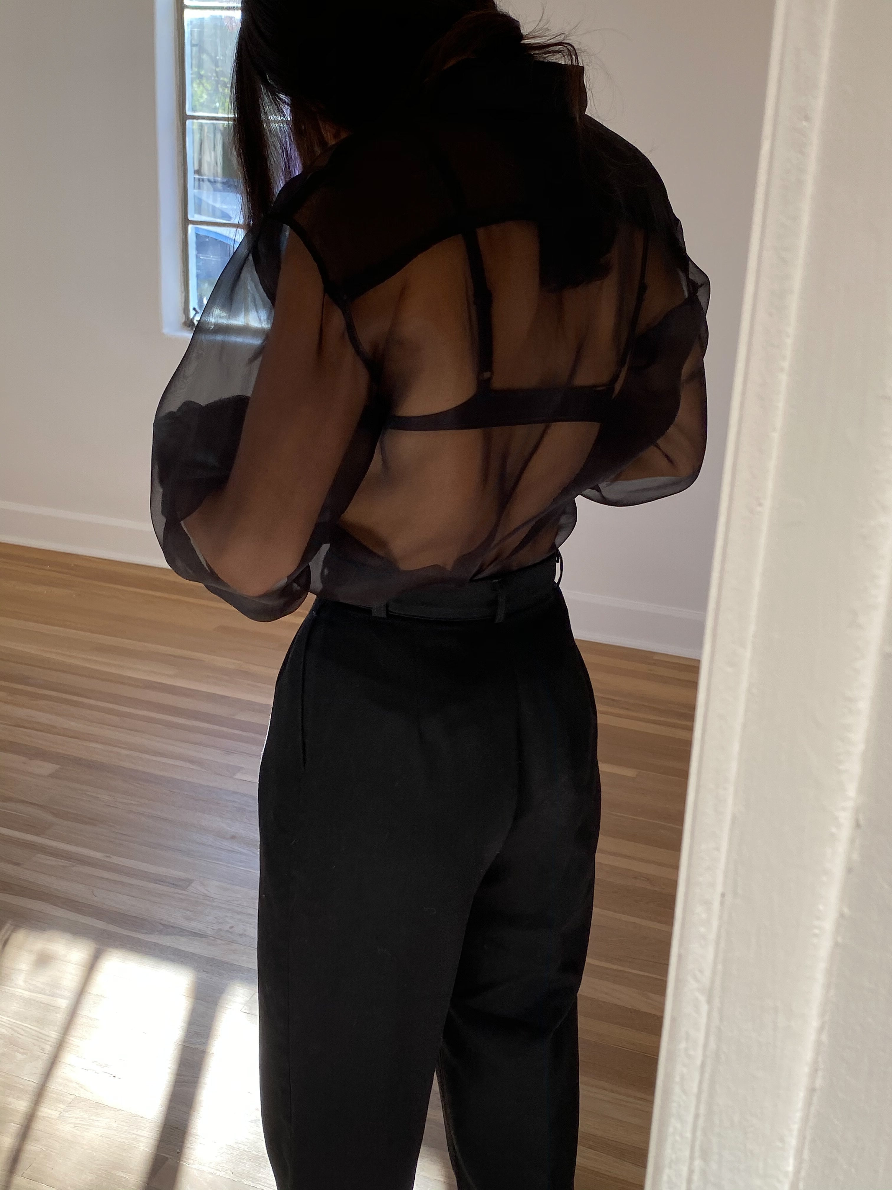 organza classic shirt