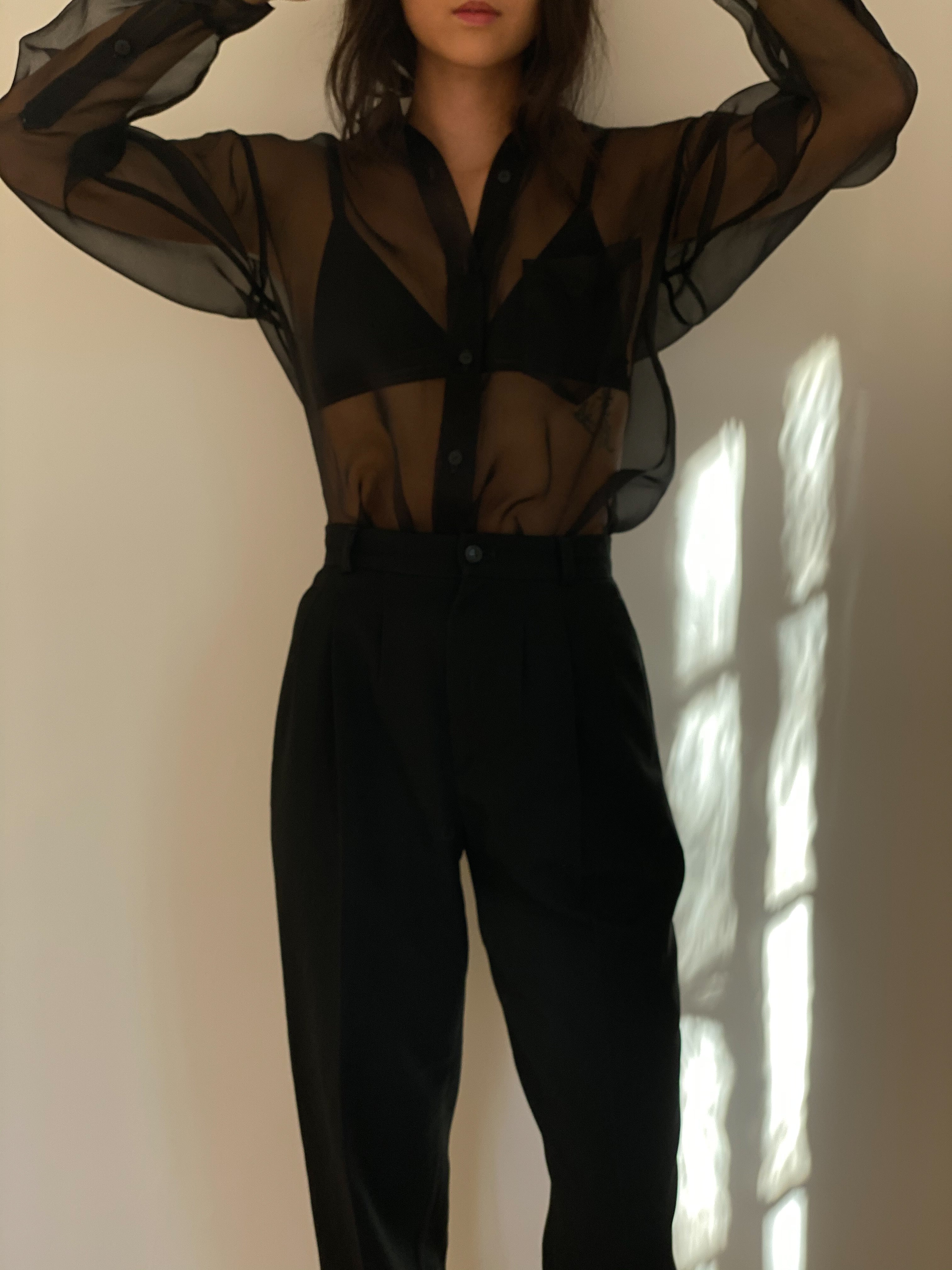 organza classic shirt