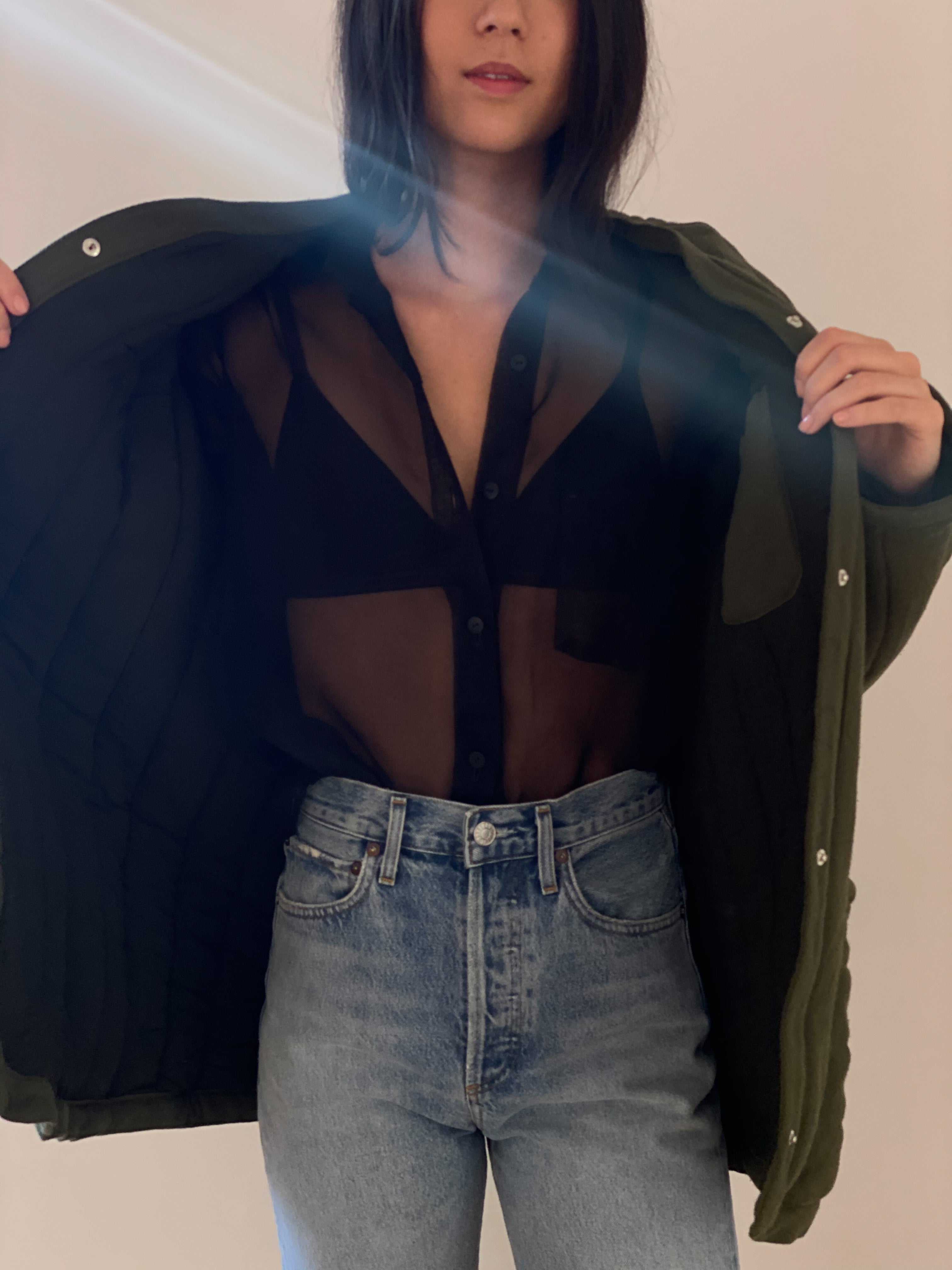 organza classic shirt