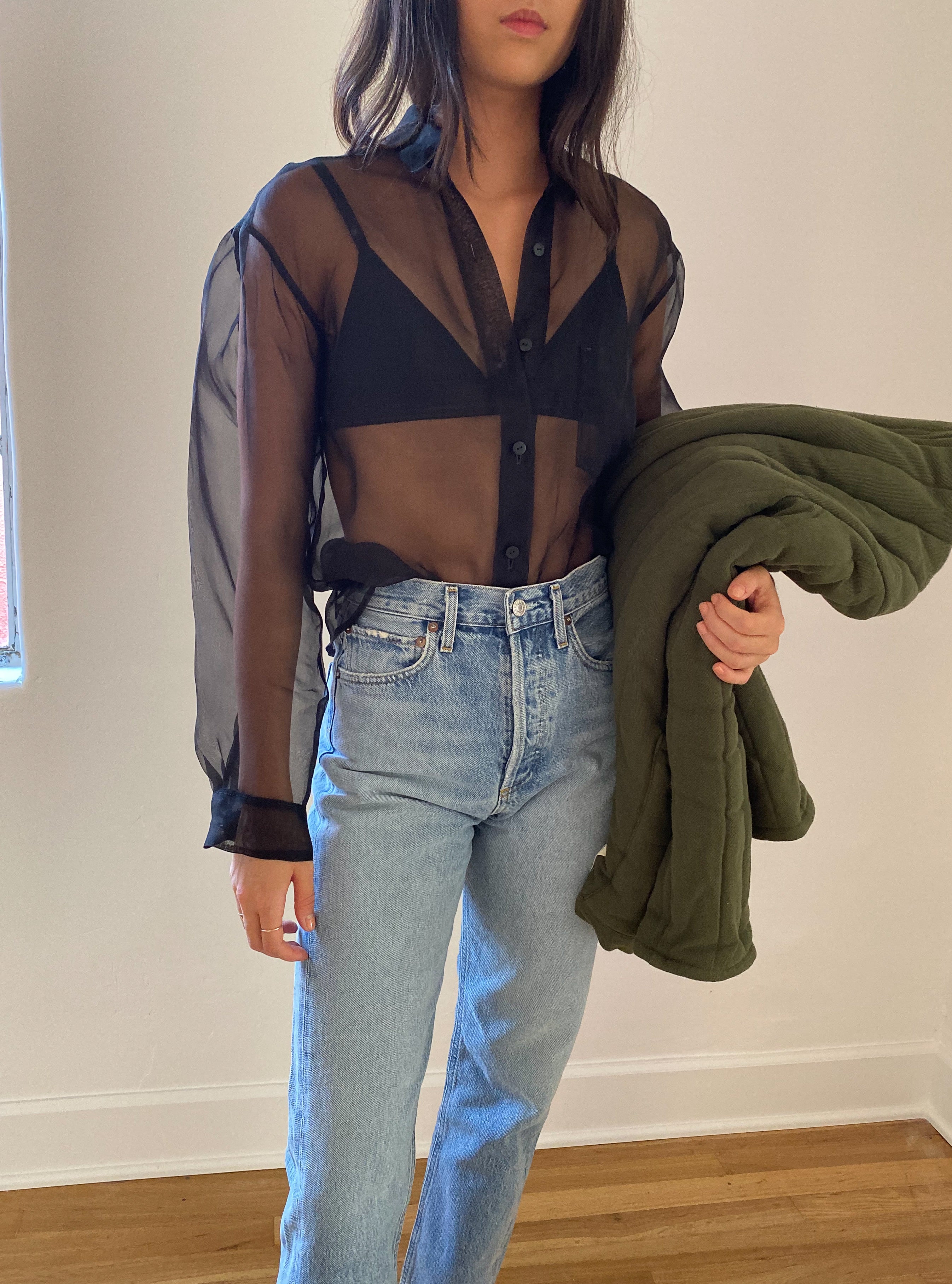 organza classic shirt