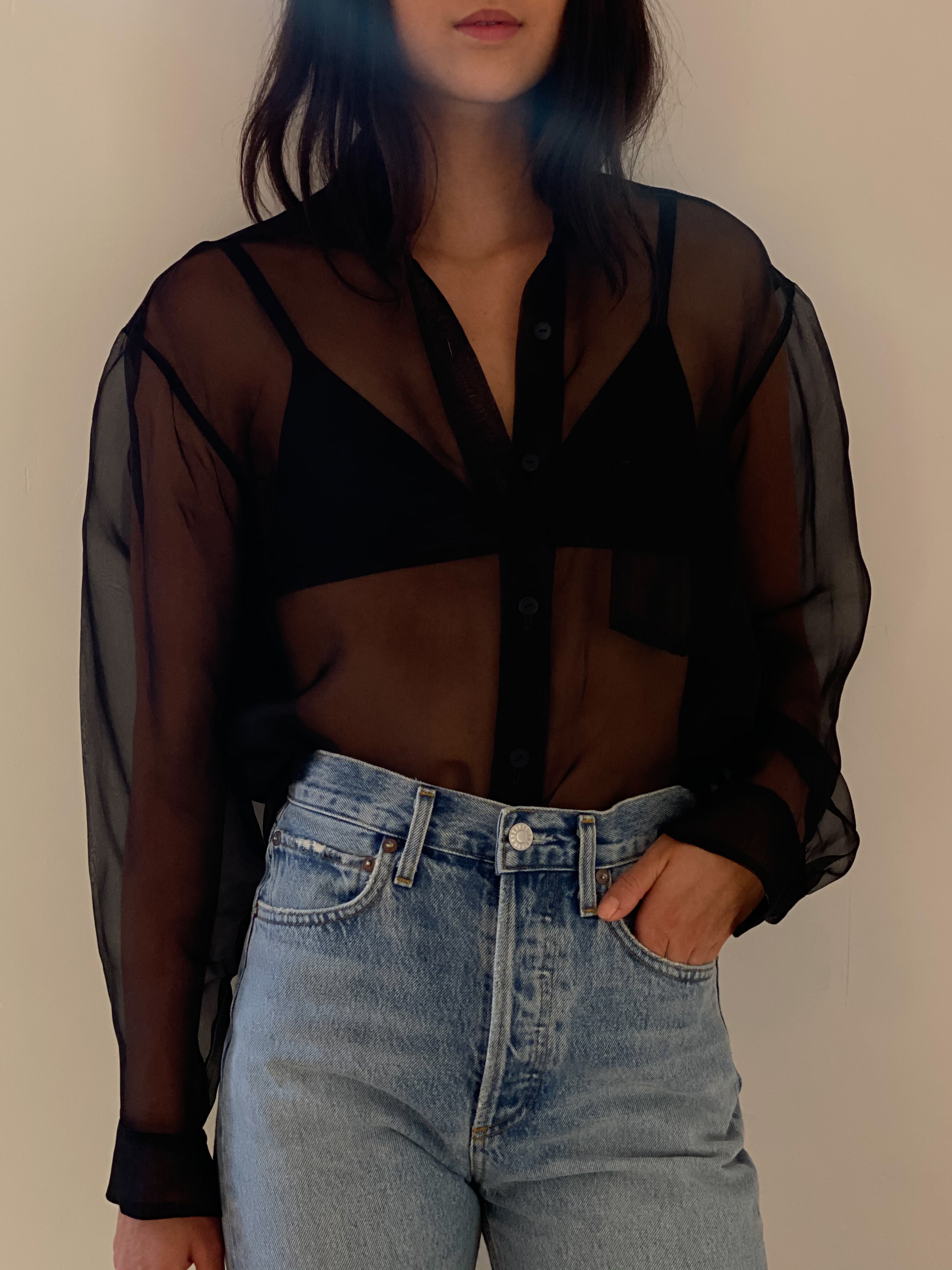 organza classic shirt