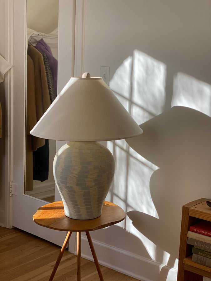 vintage lamp | check