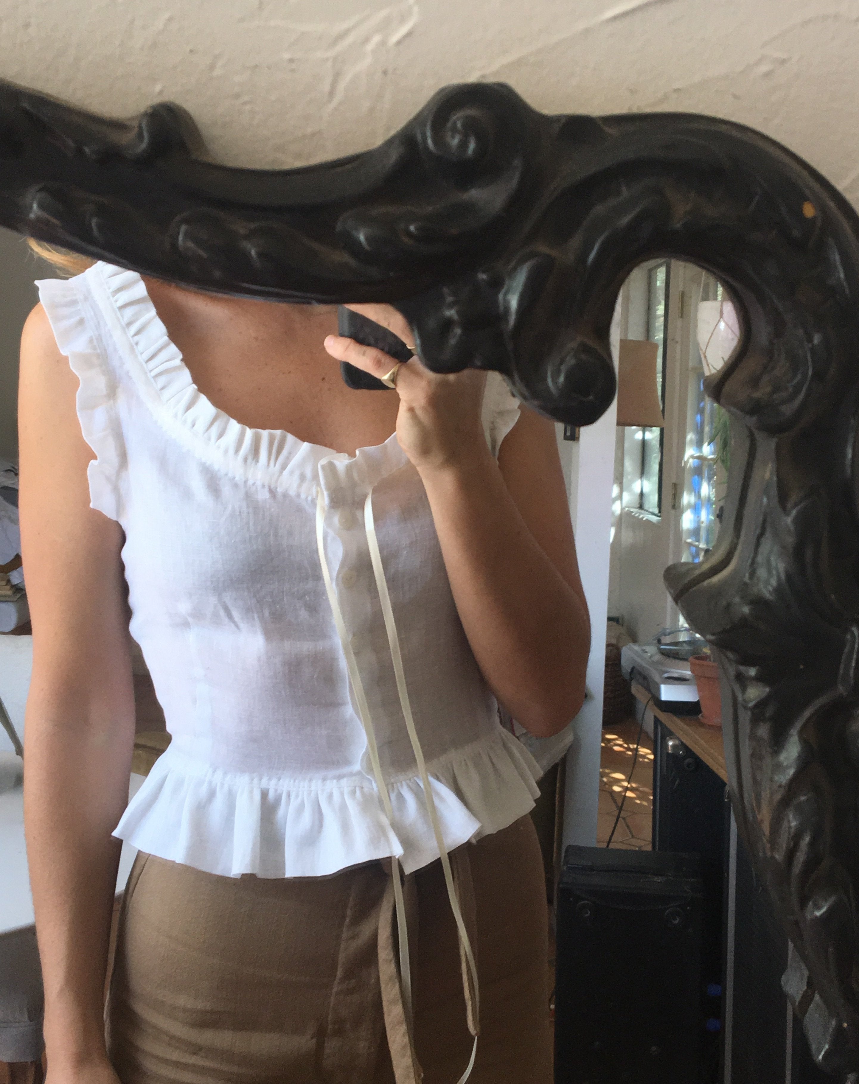 ruffle top
