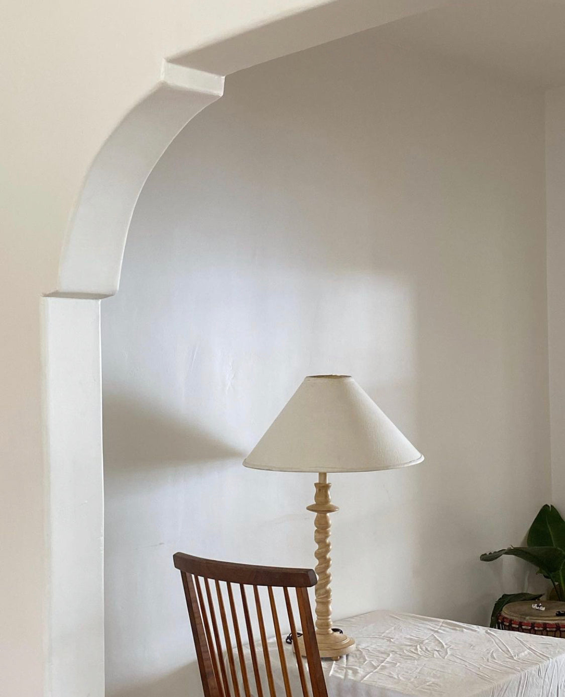 vintage lamp | spiral