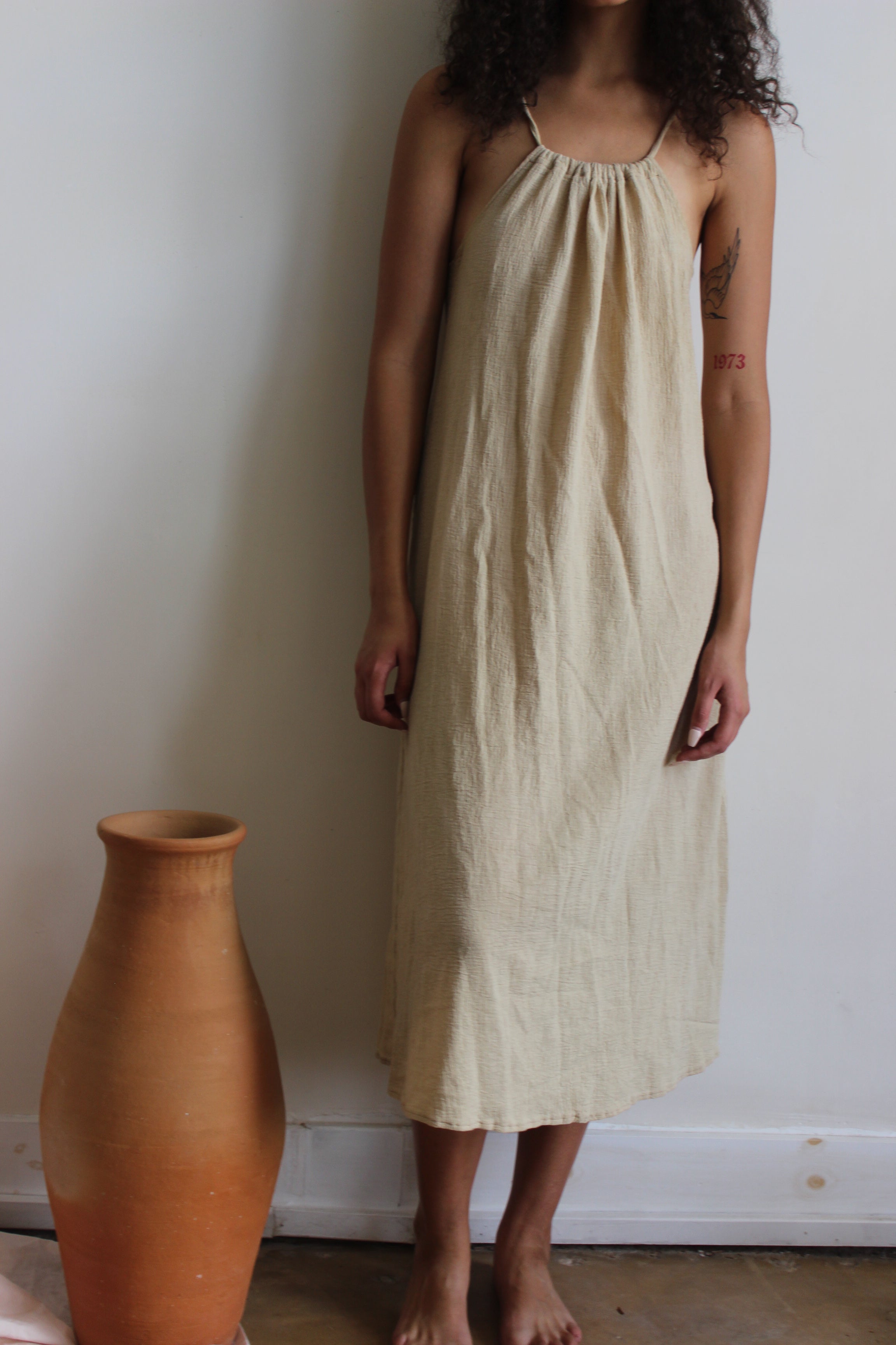 tie dress | low back