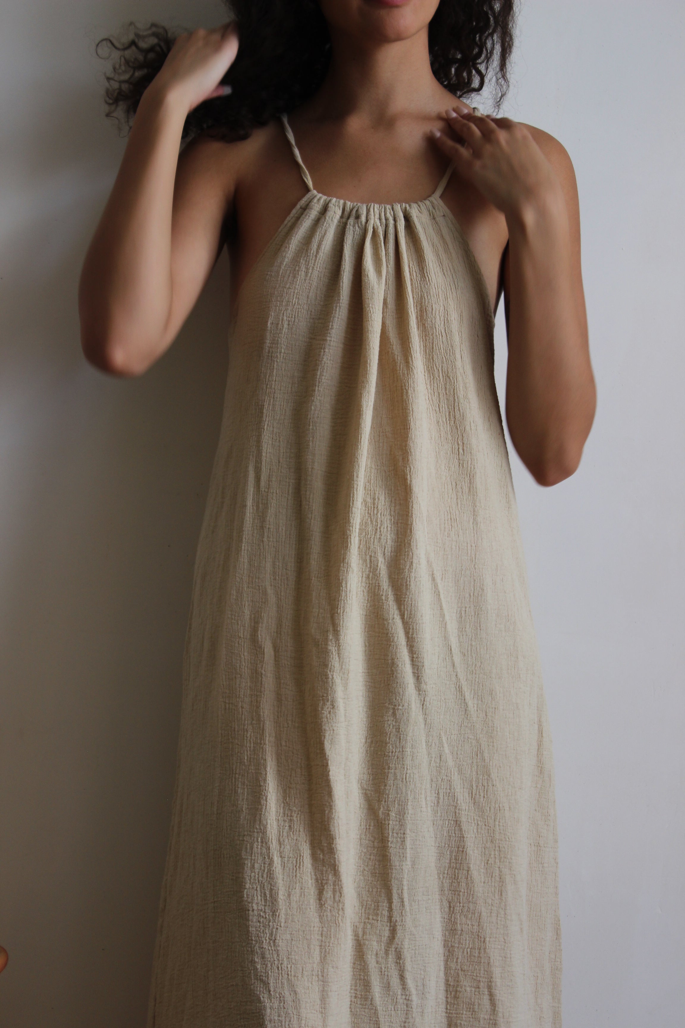 tie dress | low back