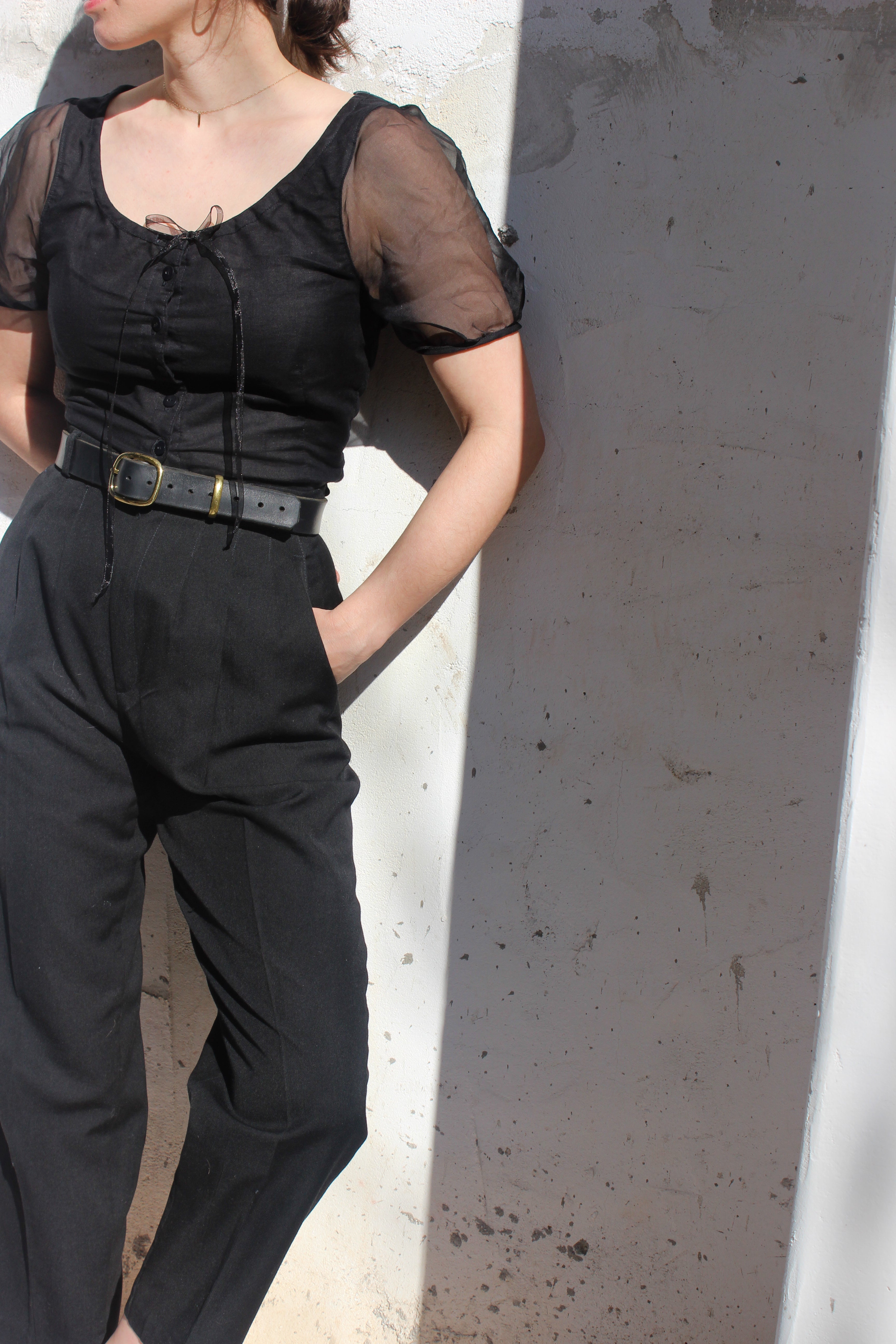 puff sleeve | organza