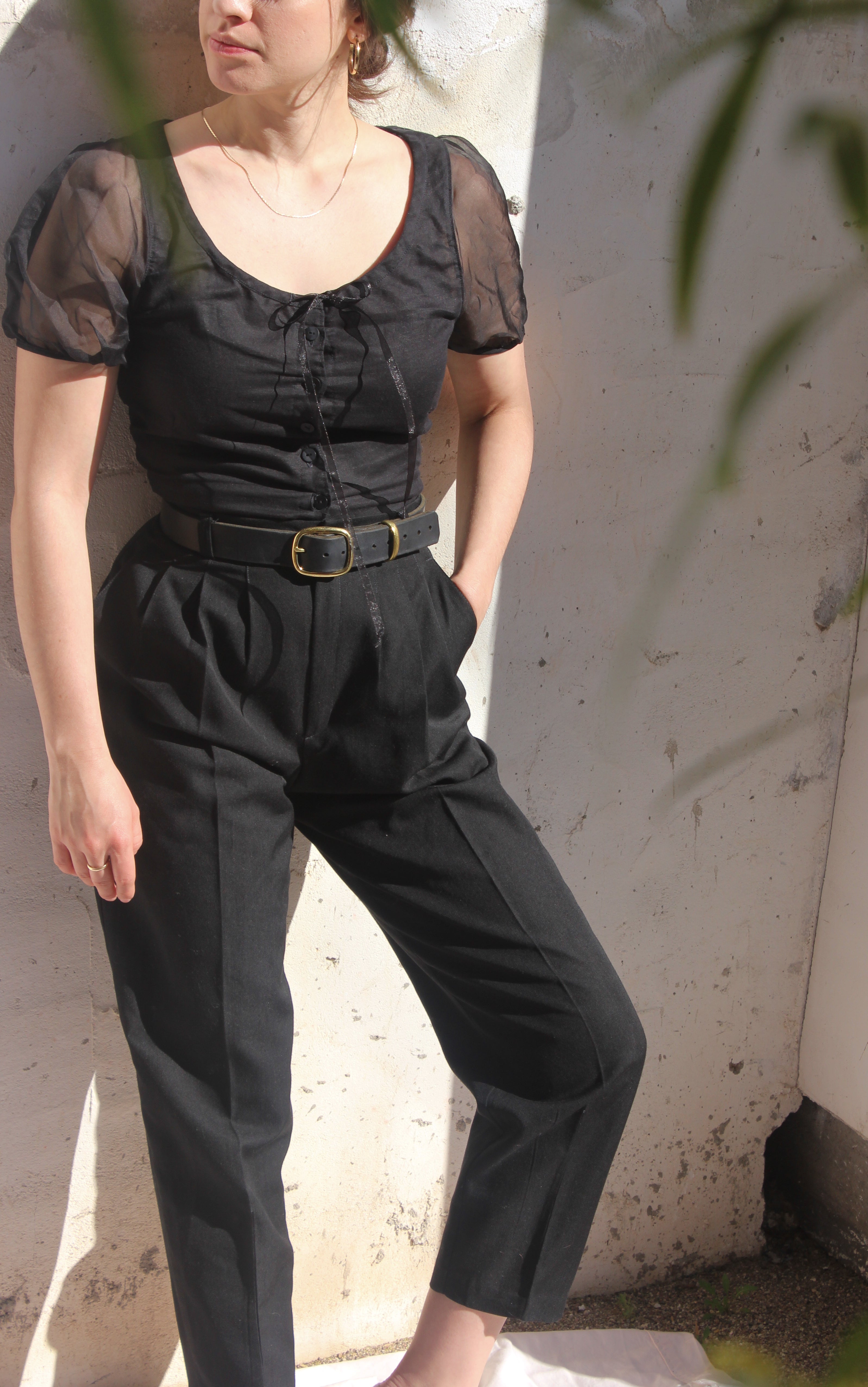 puff sleeve | organza