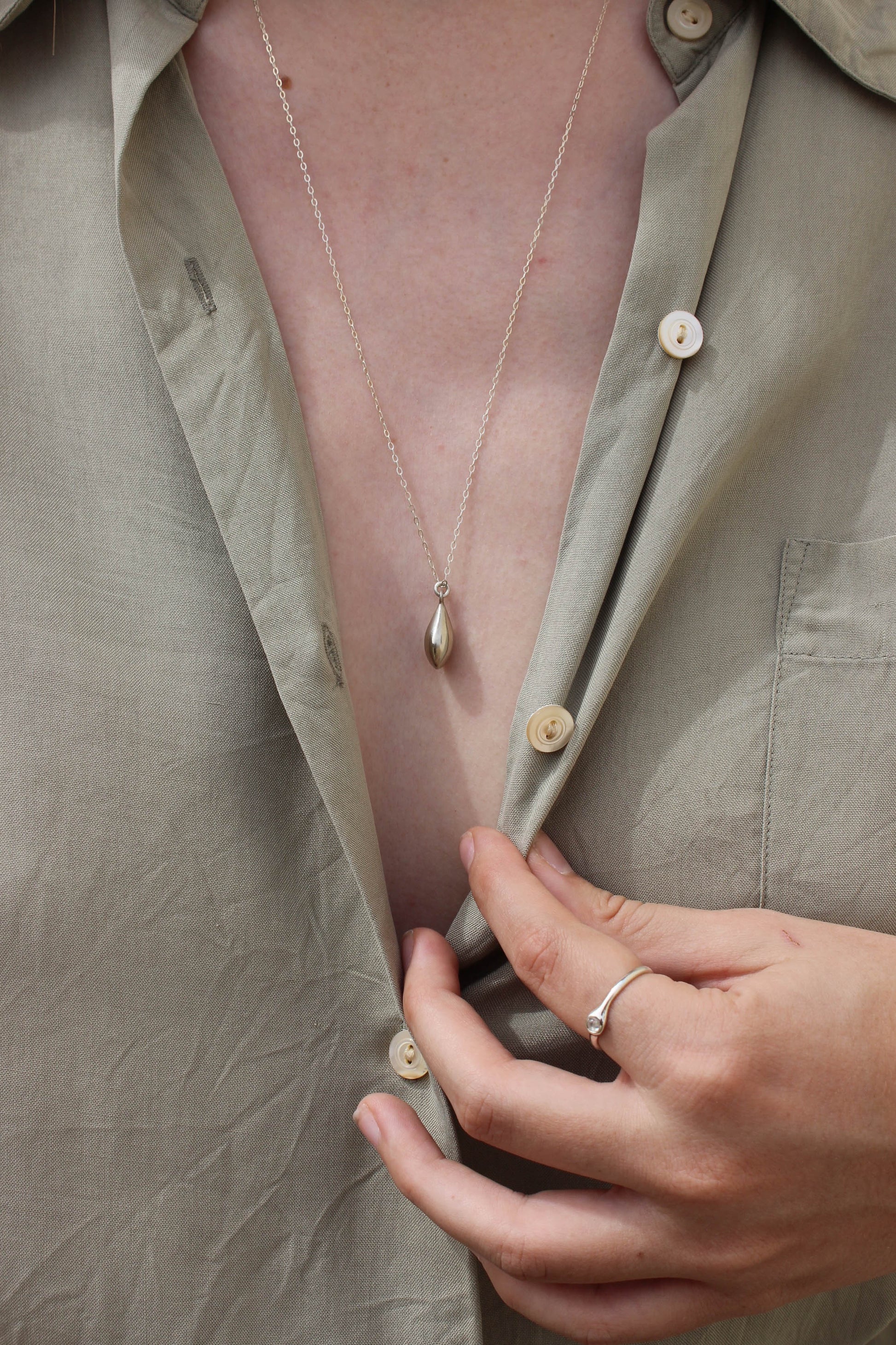 teardrop necklace