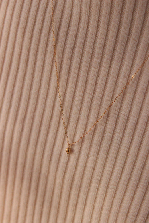 tiny bauble necklace