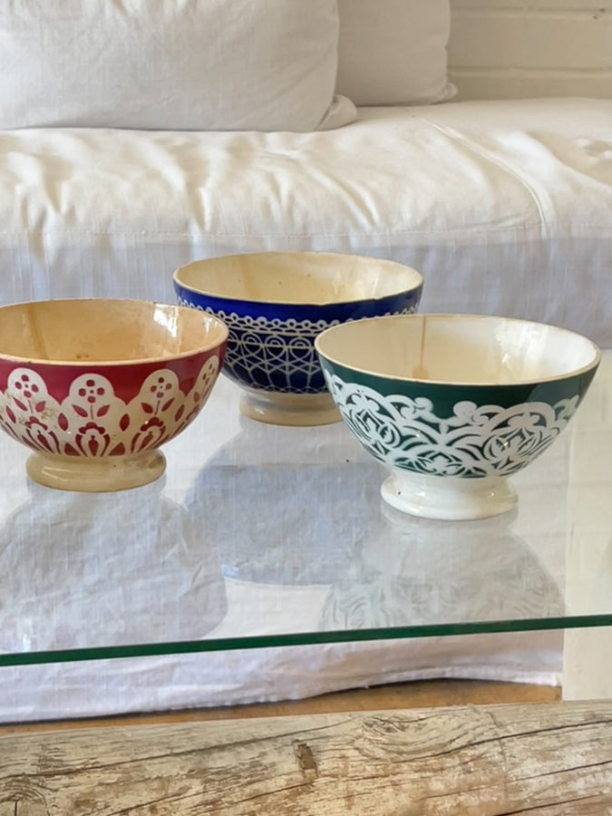 vintage french moroccan bowls