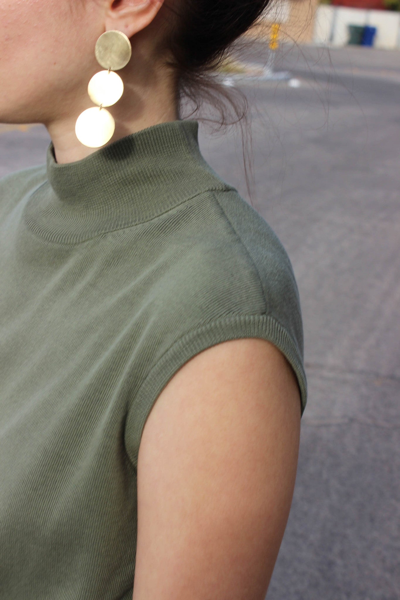 triple disc stud | brass