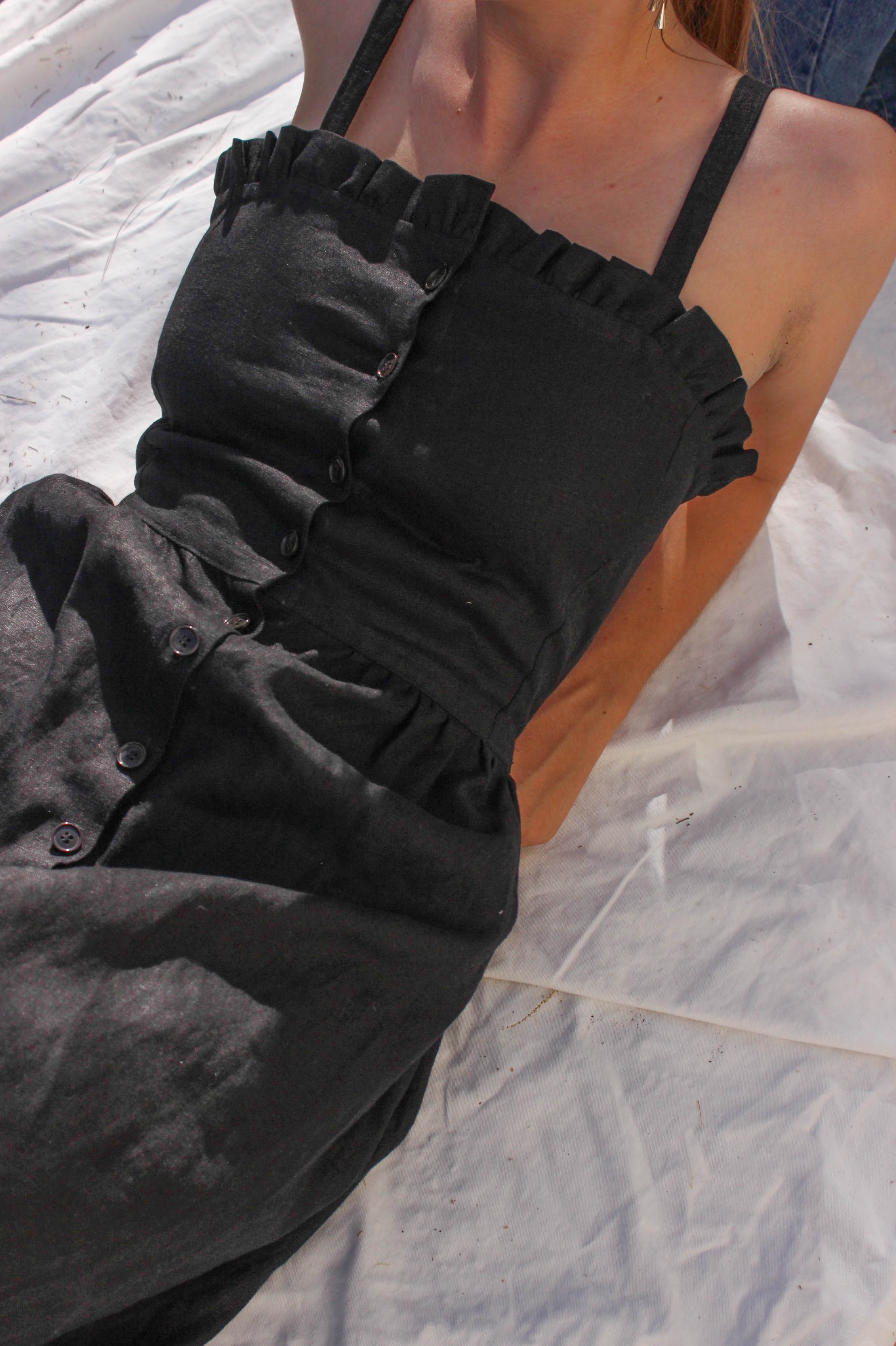 garden dress | black