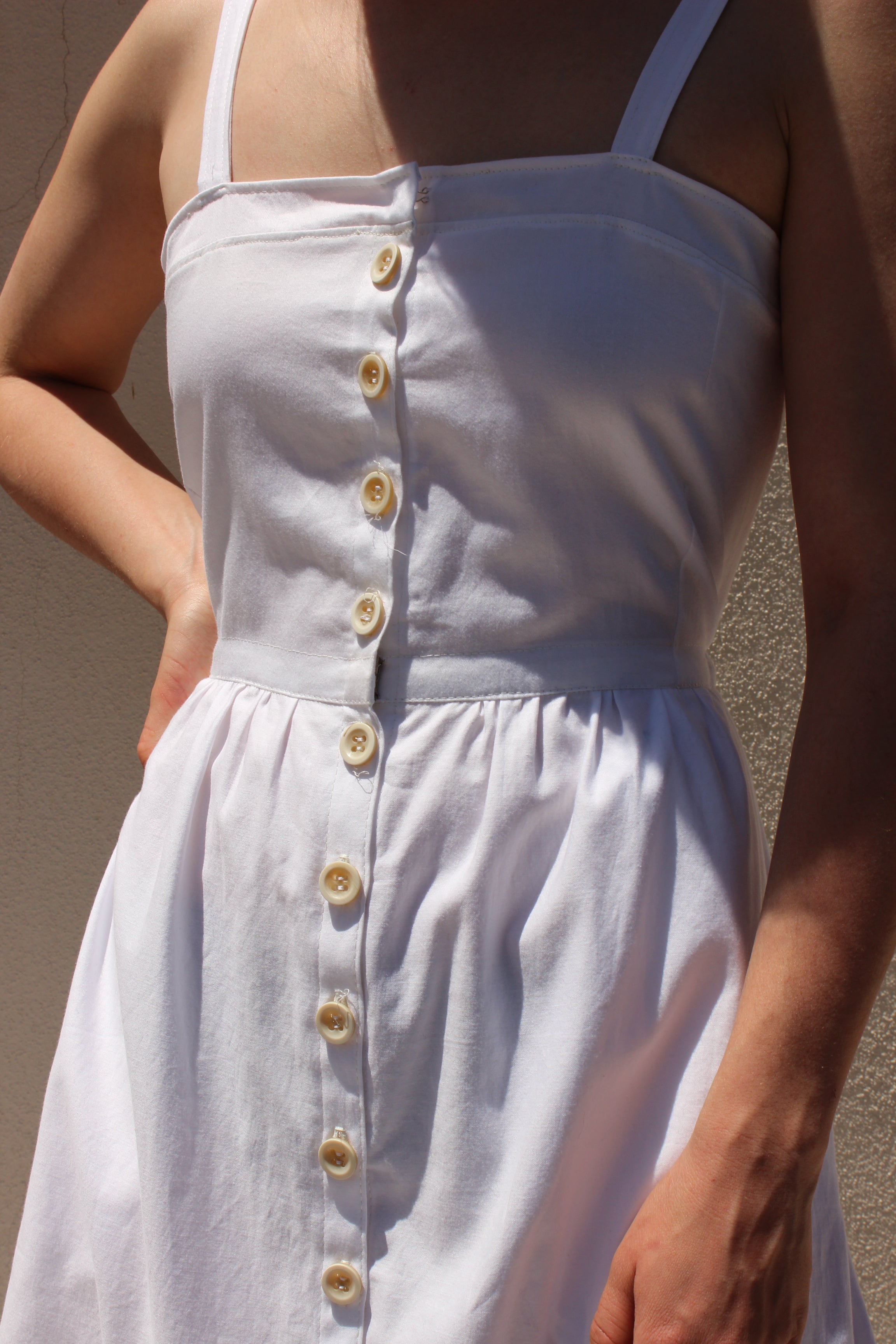 garden dress | white