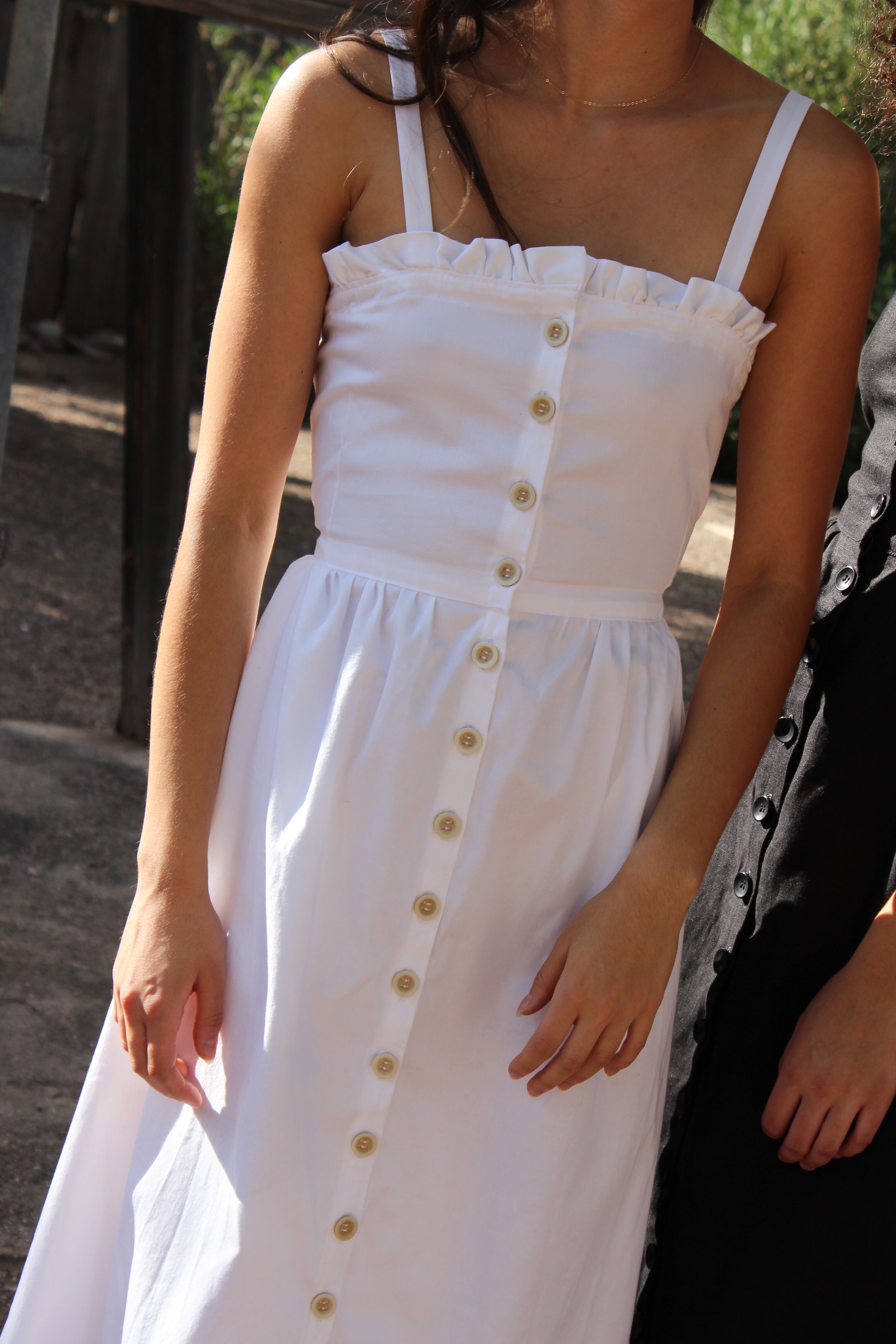 garden dress | white