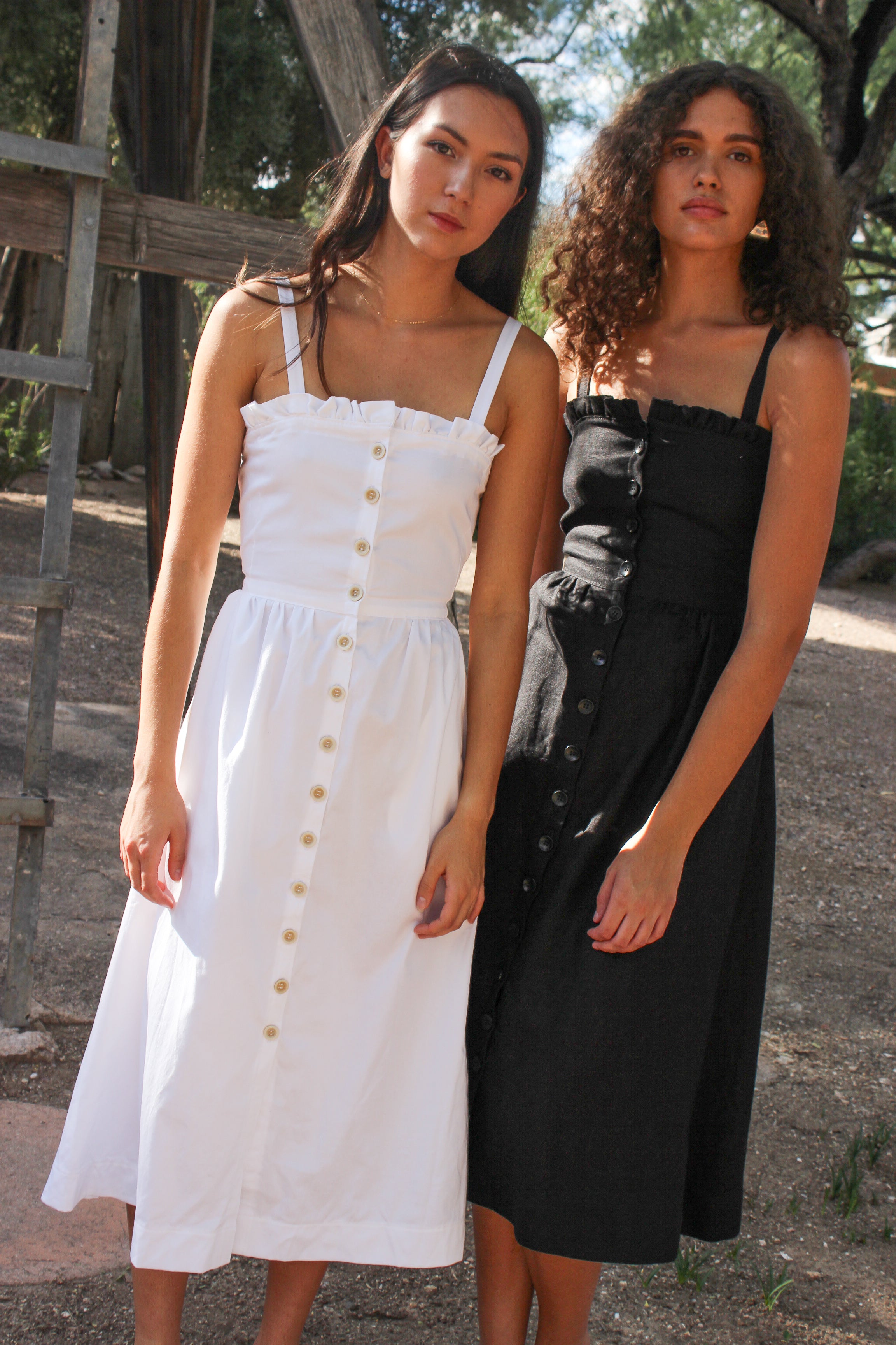 garden dress | white