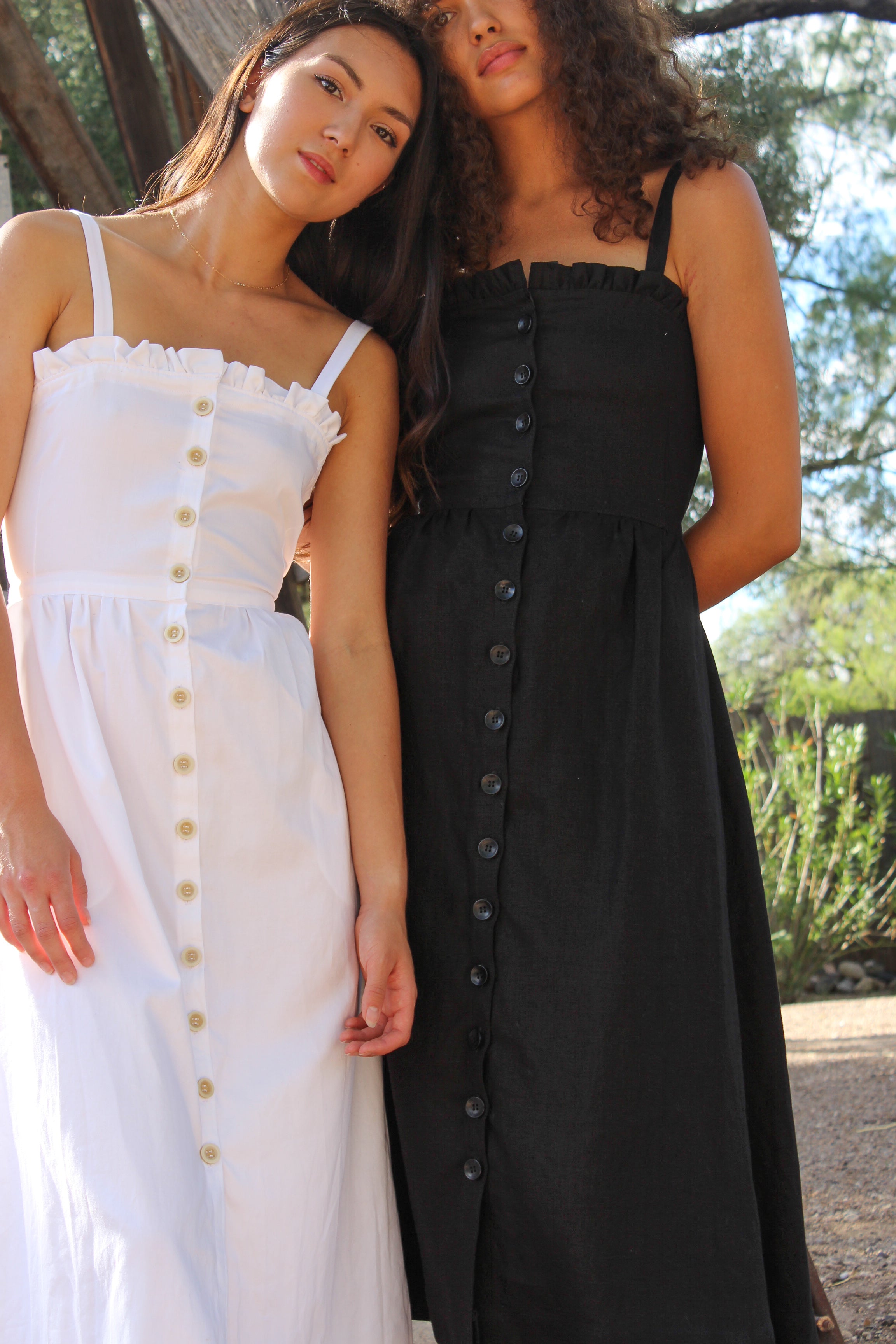 garden dress | white