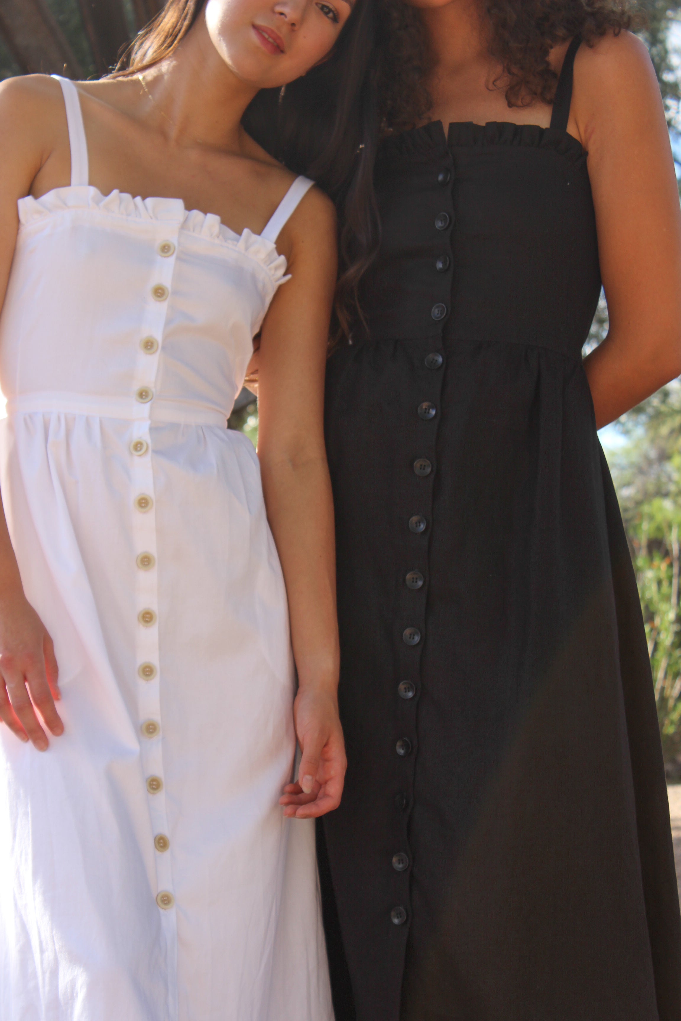 garden dress | white