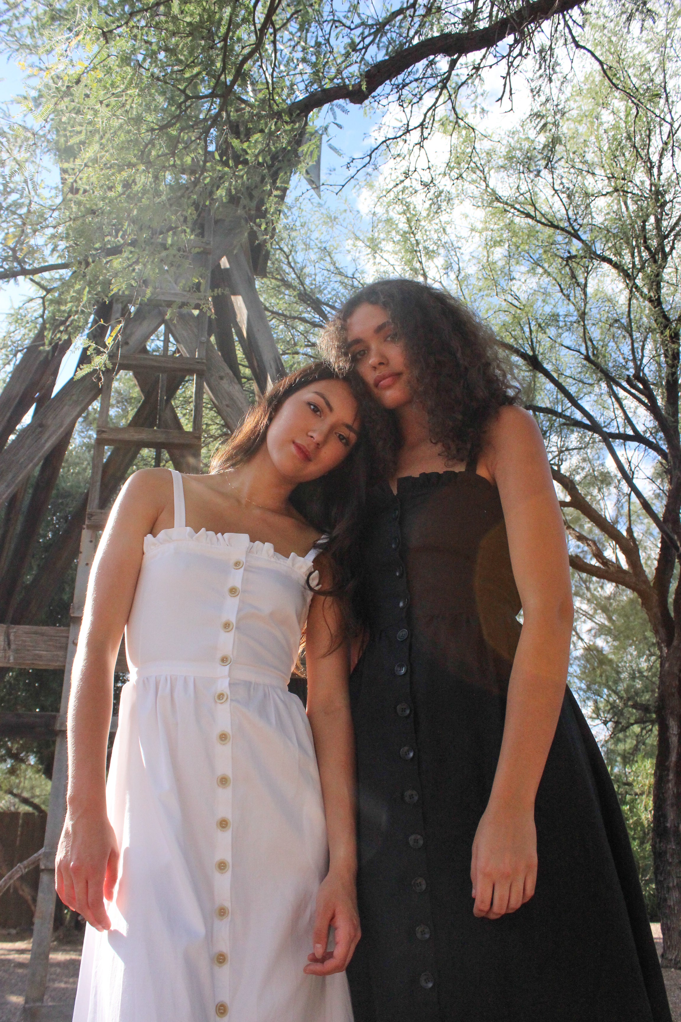 garden dress | white