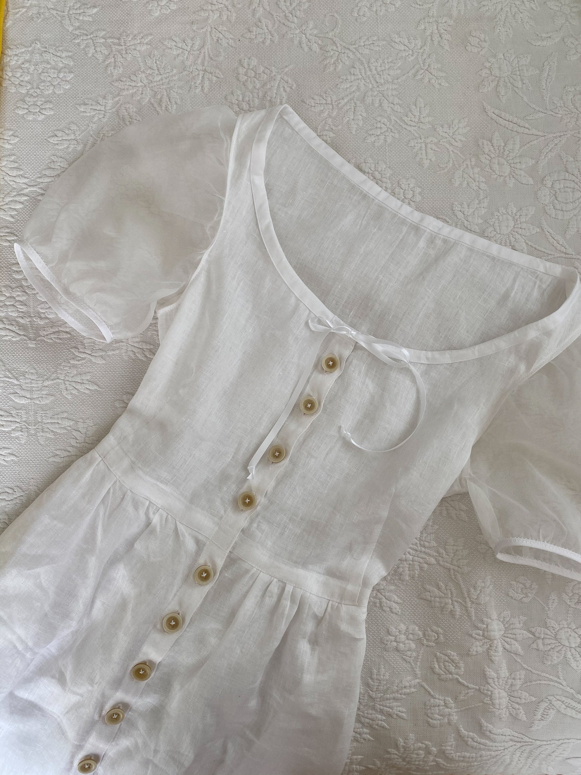 puff sleeve garden | organza sleeve