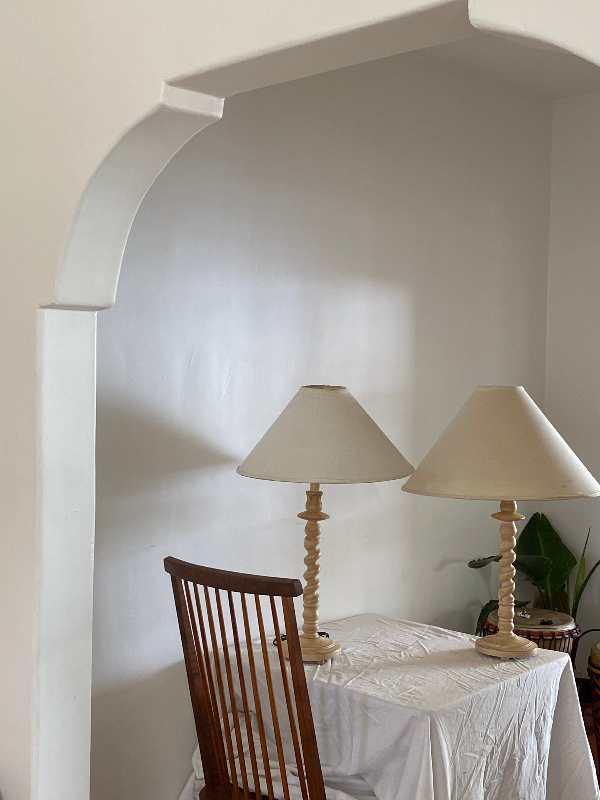 vintage lamp | spiral