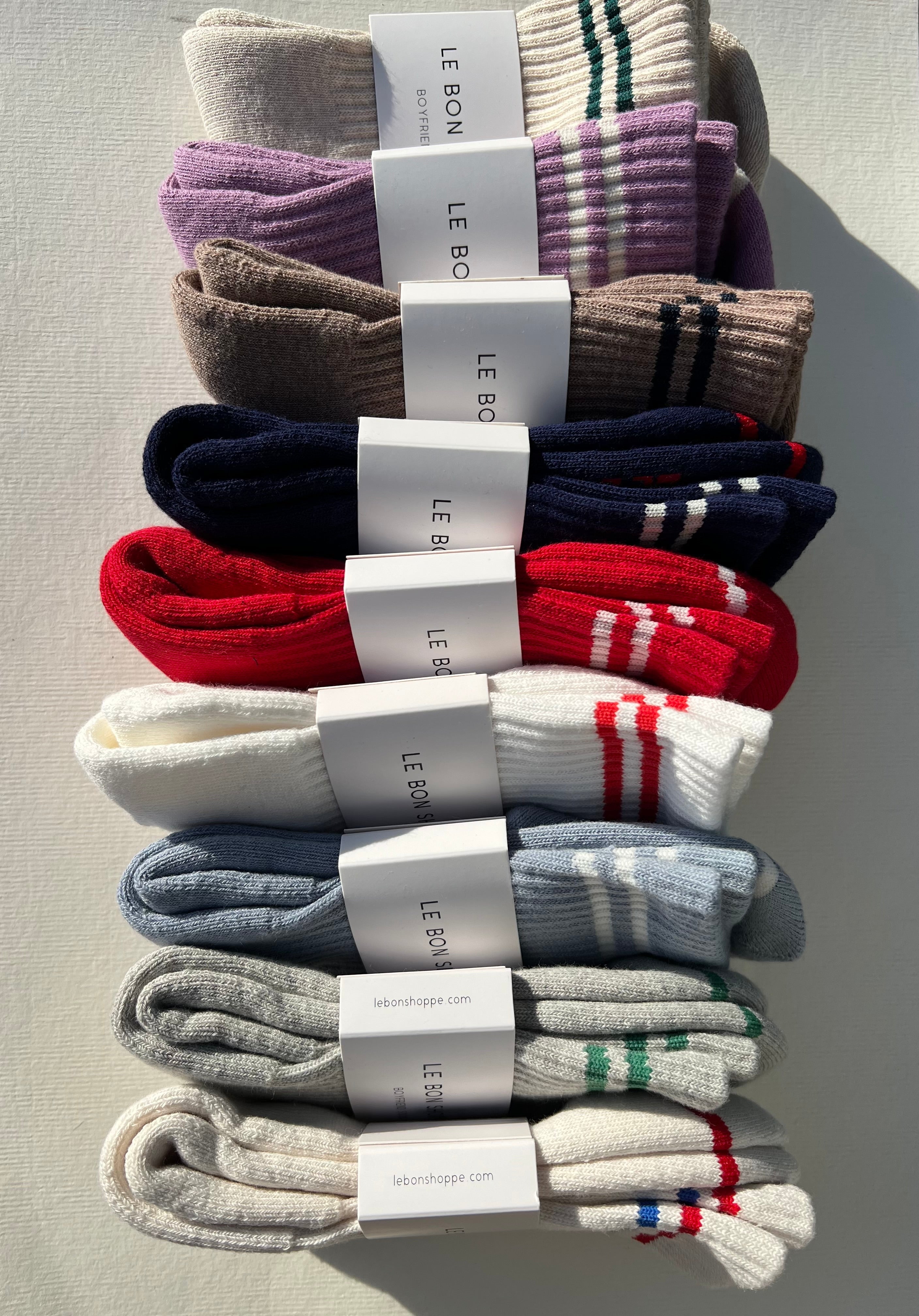 boyfriend socks | multiple colors