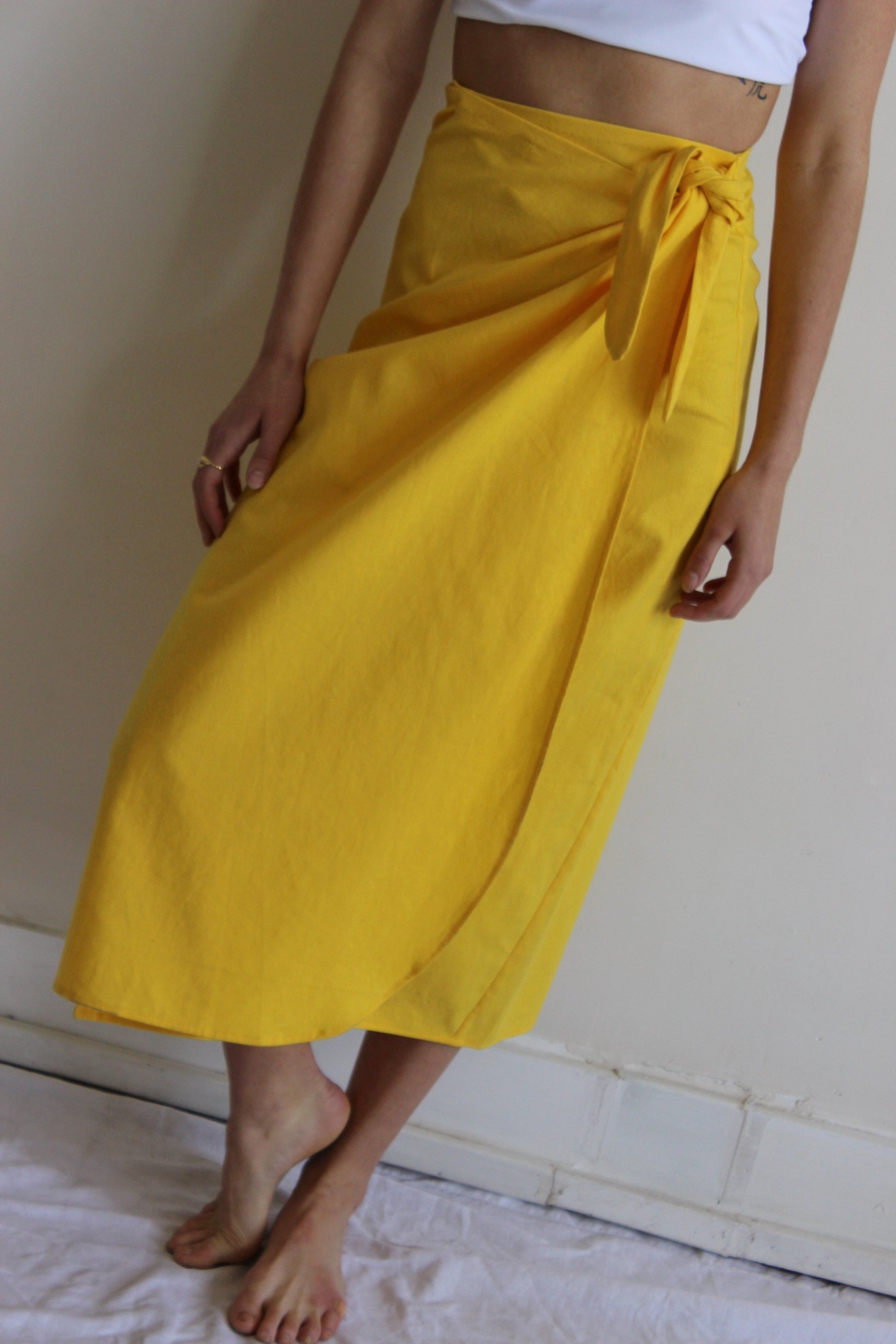 tie wrap skirt | sun