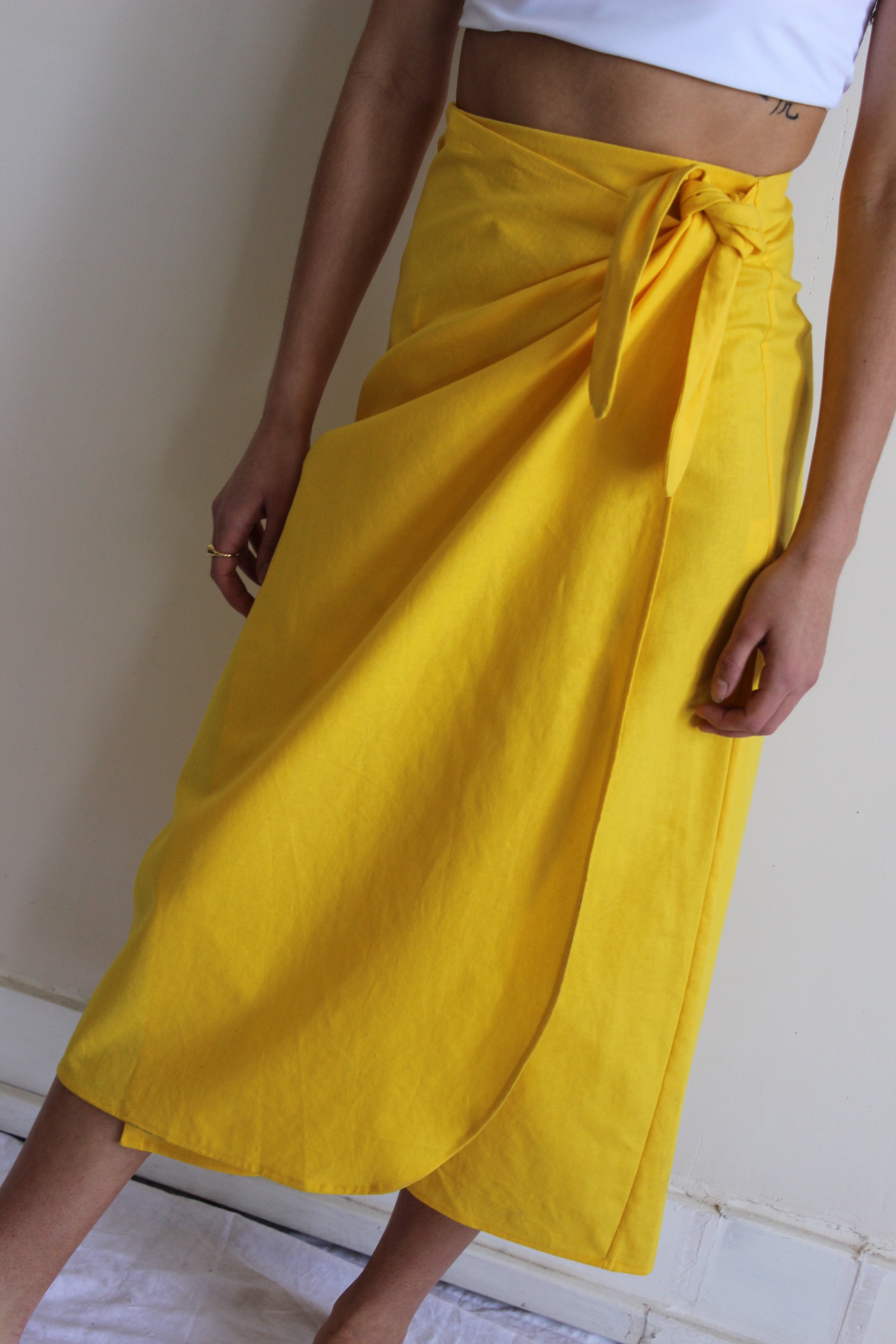 tie wrap skirt | sun