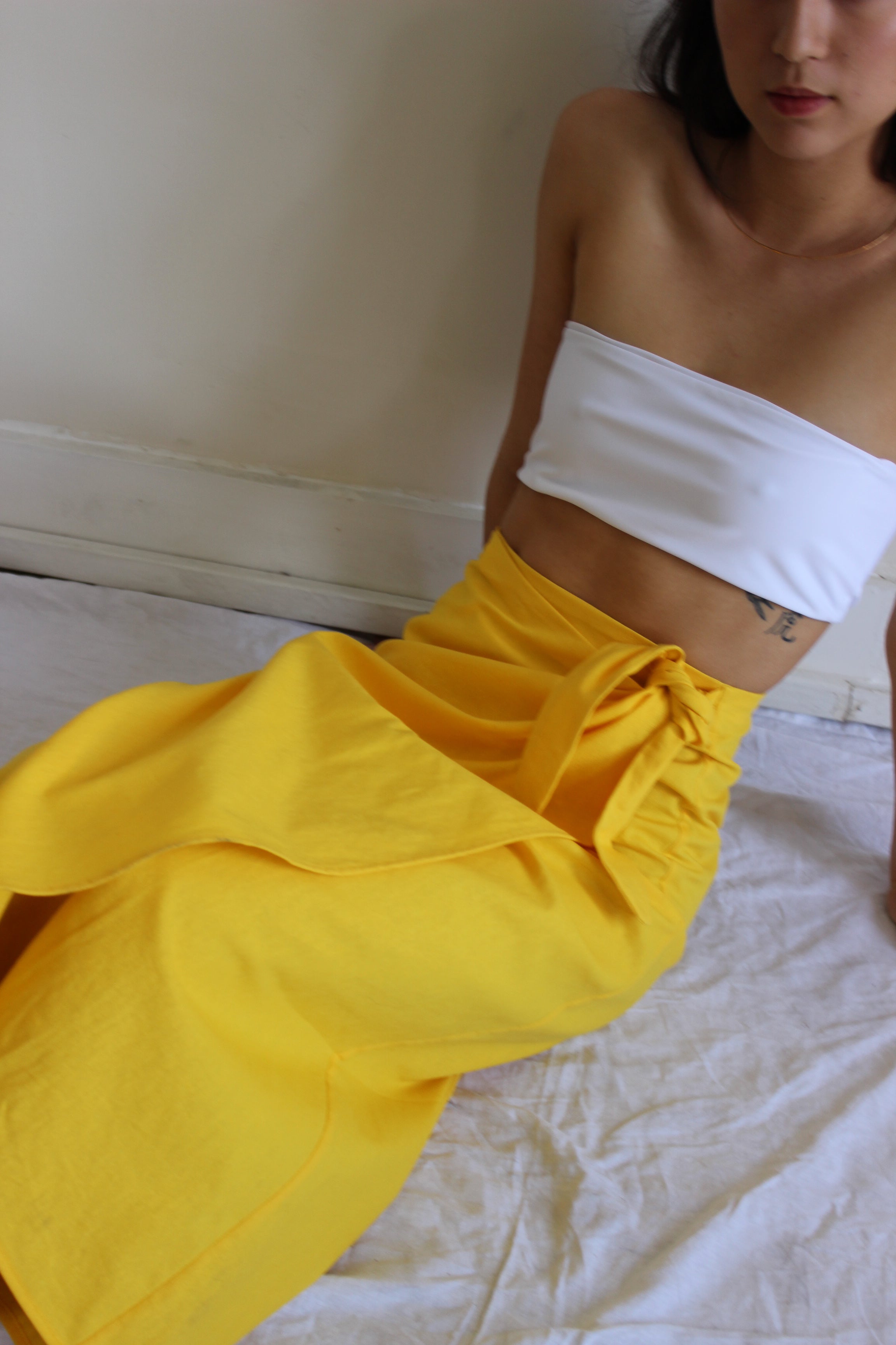 tie wrap skirt | sun