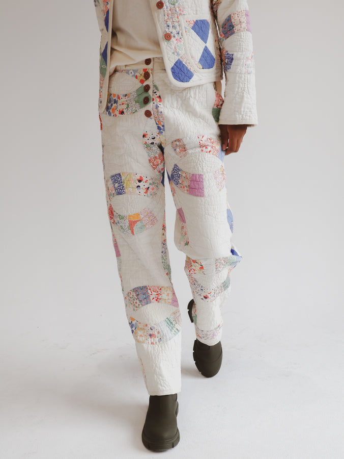 one of a kind quilted pant | multiple options