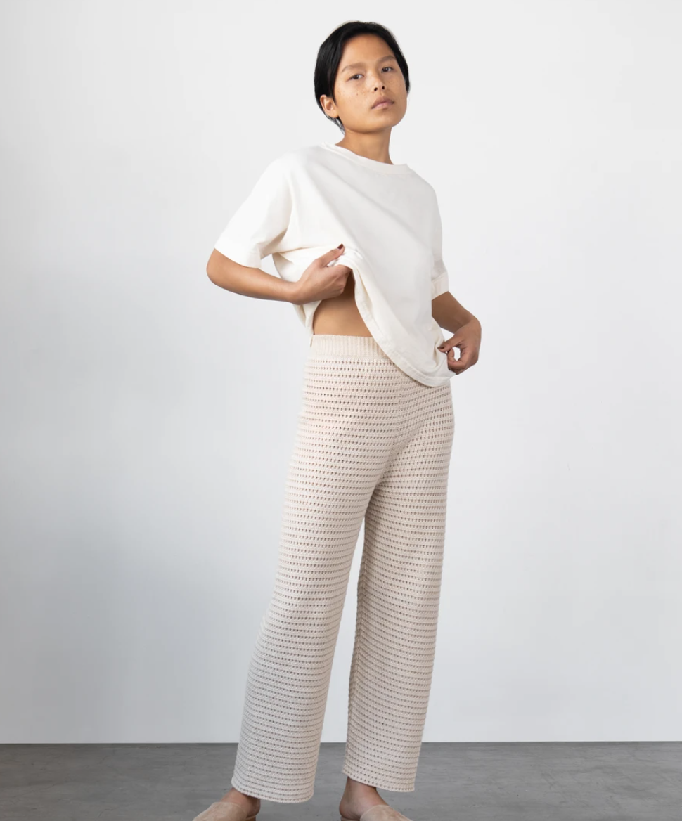 mesh lounge pant