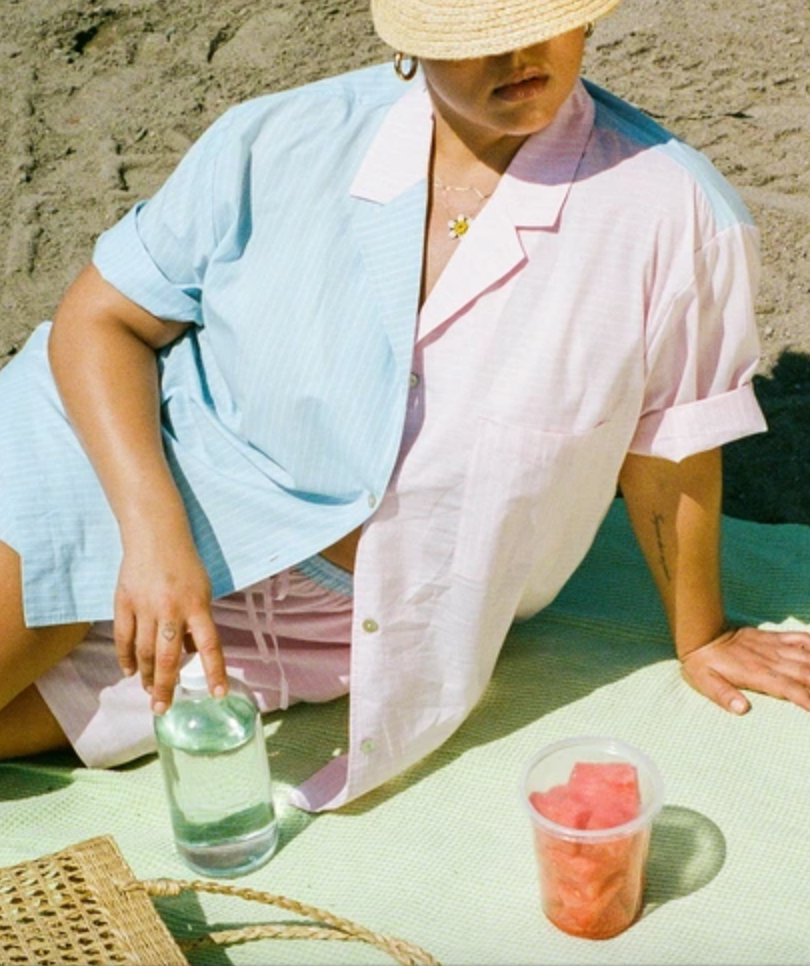 ss lounge shirt | tutti stripe