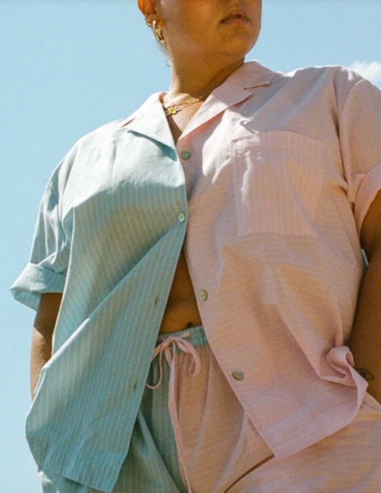 ss lounge shirt | tutti stripe