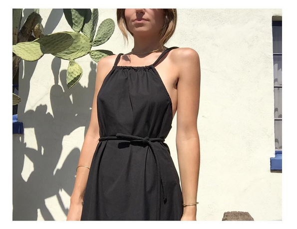 rope tie dress