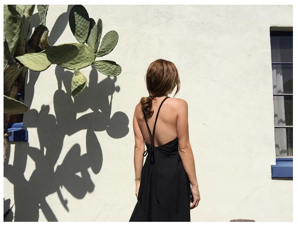 rope tie dress