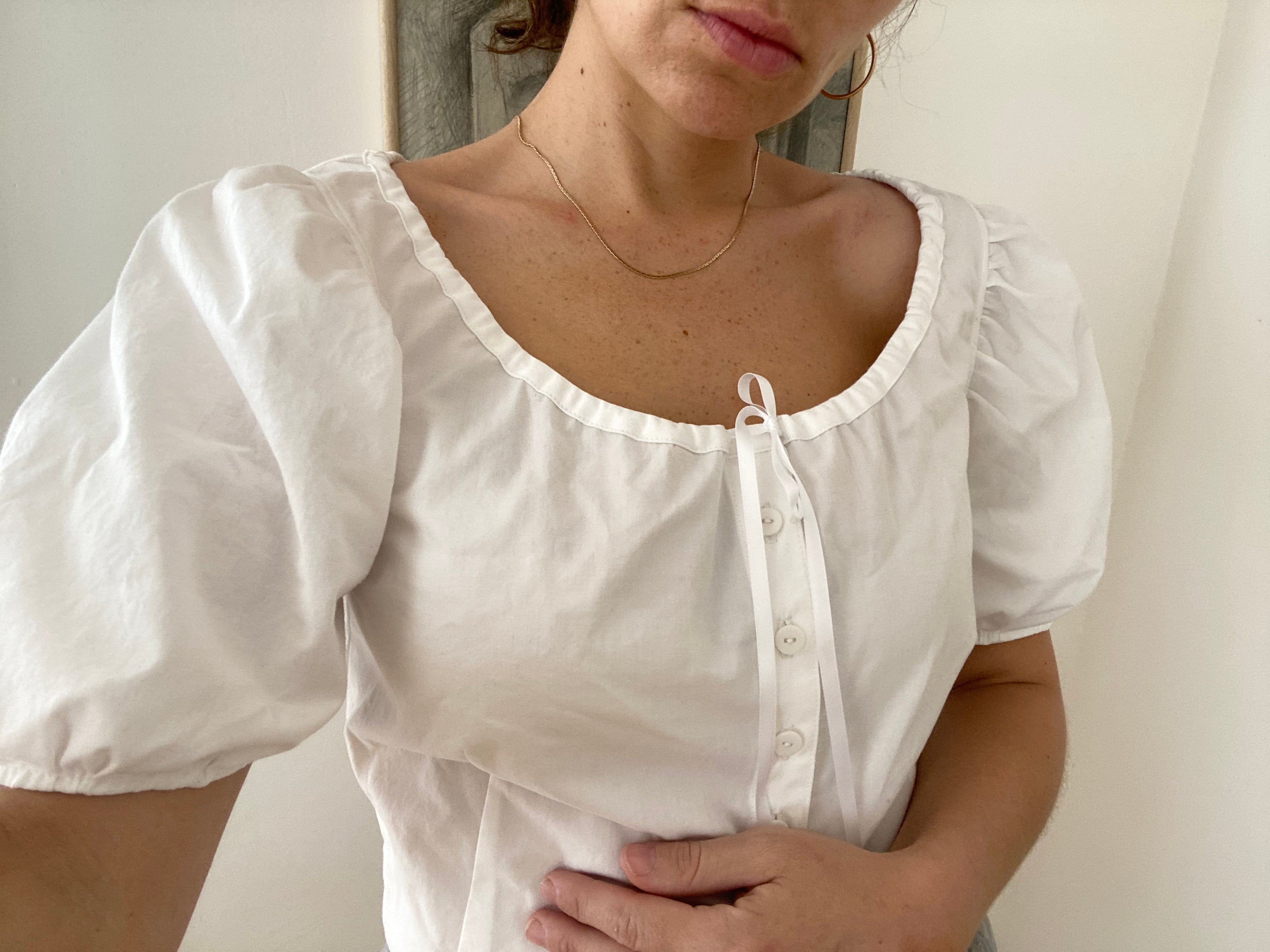 puff sleeve | poplin