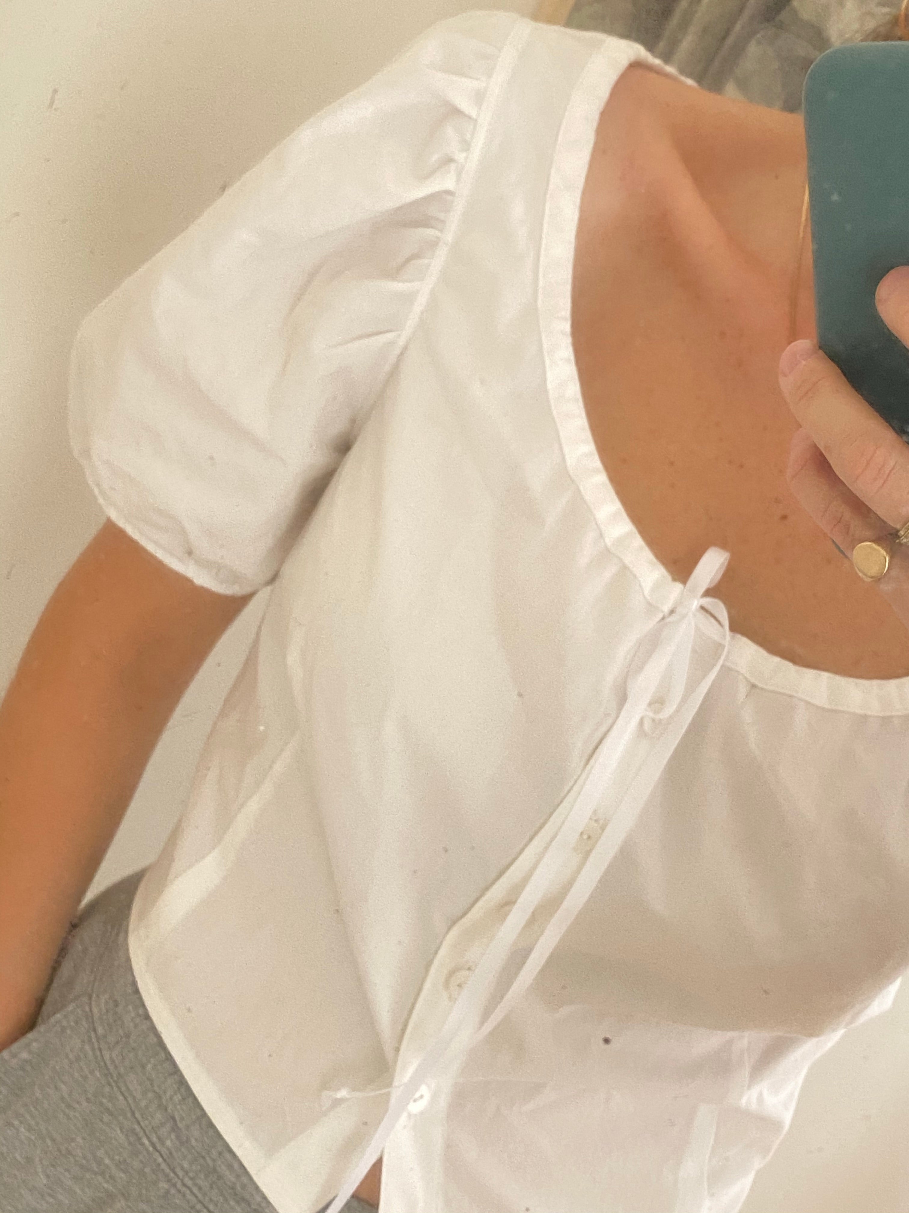 puff sleeve | poplin