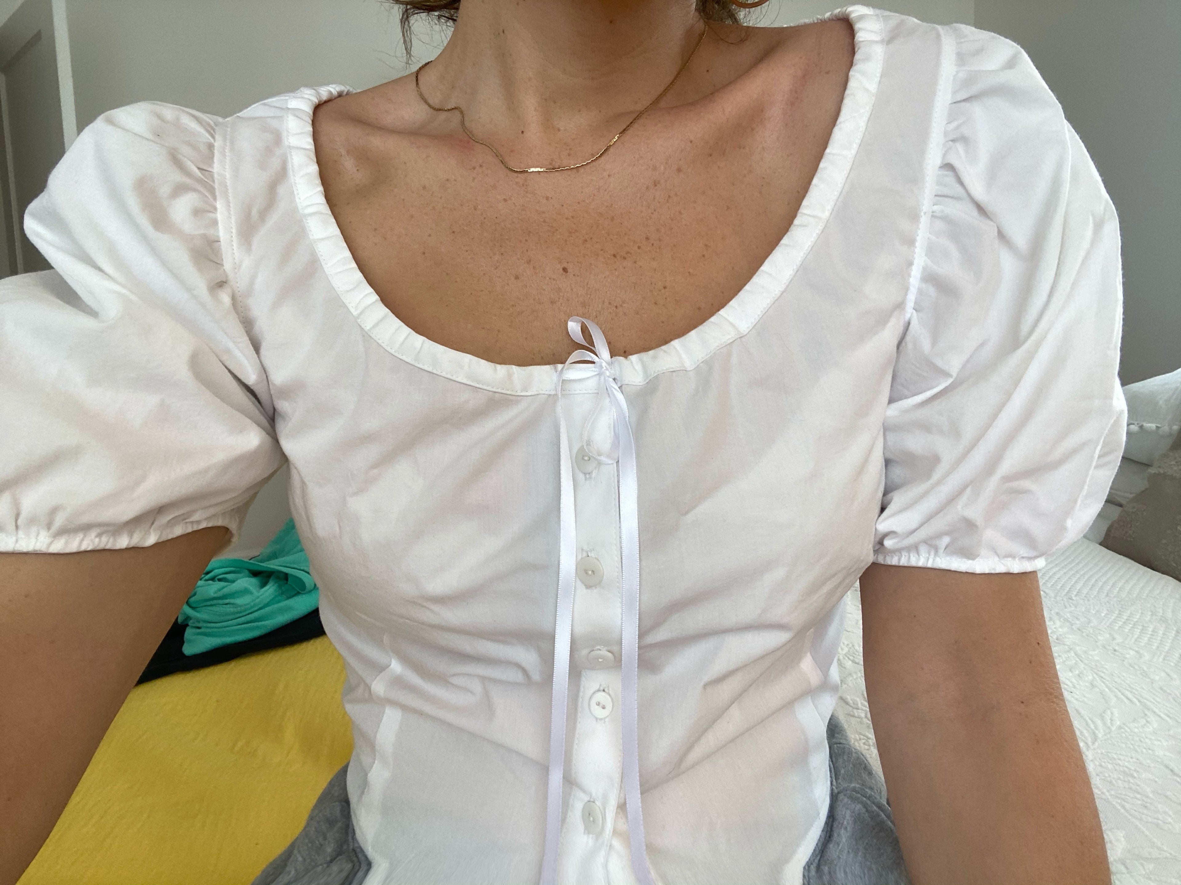 puff sleeve | poplin