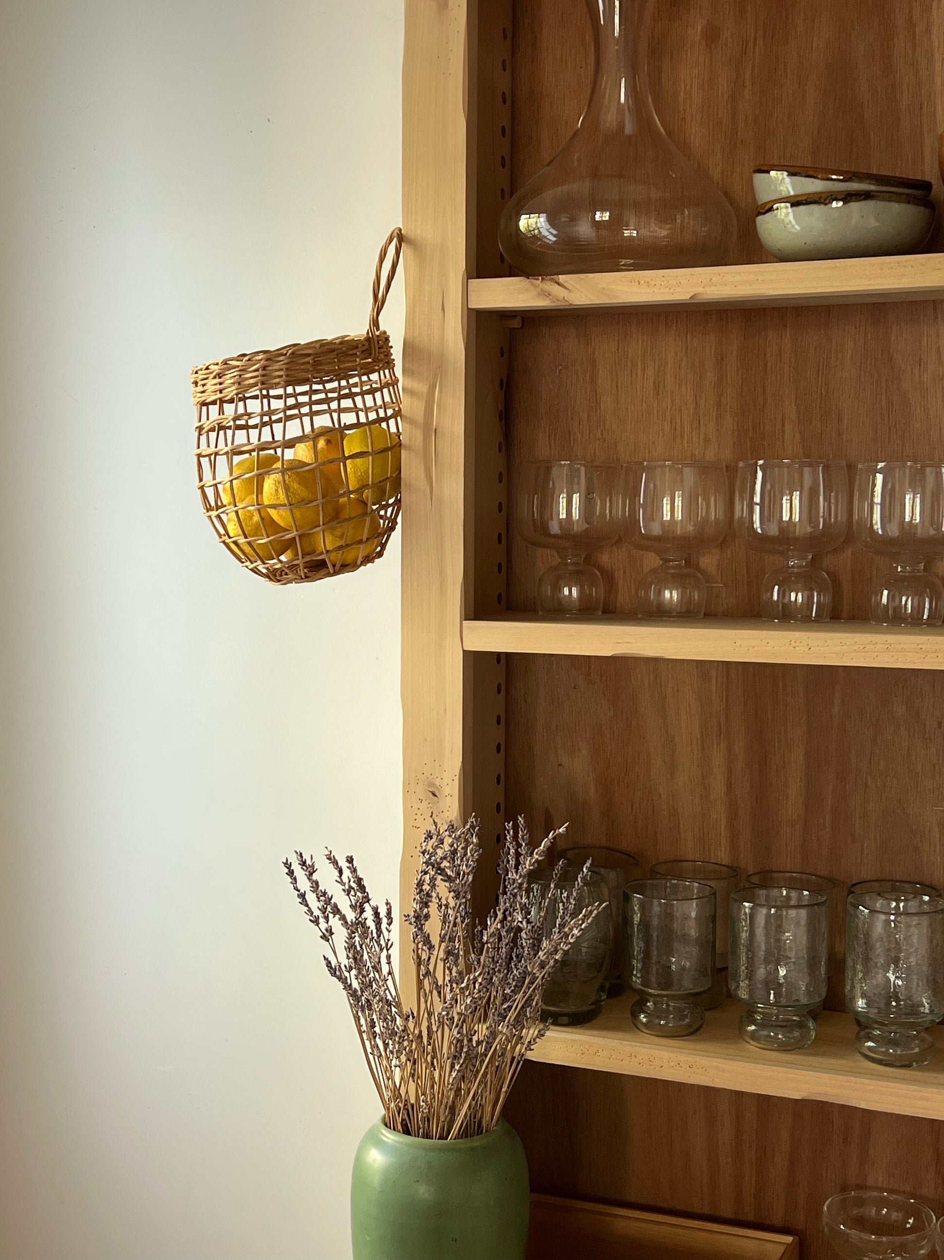 hand woven onion basket