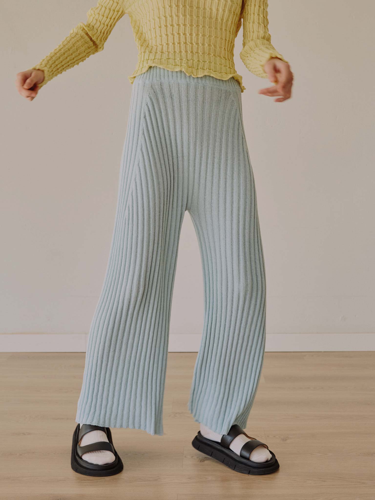 kyandoru pants | light blue