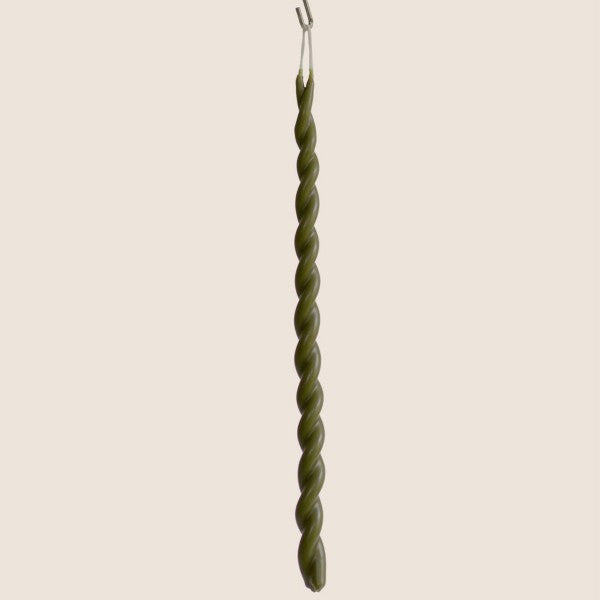 long twisted candle | multiple colors