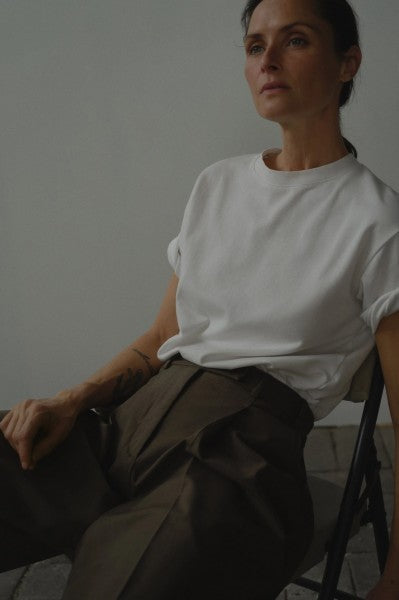 tailoring masculine pants | vetiver